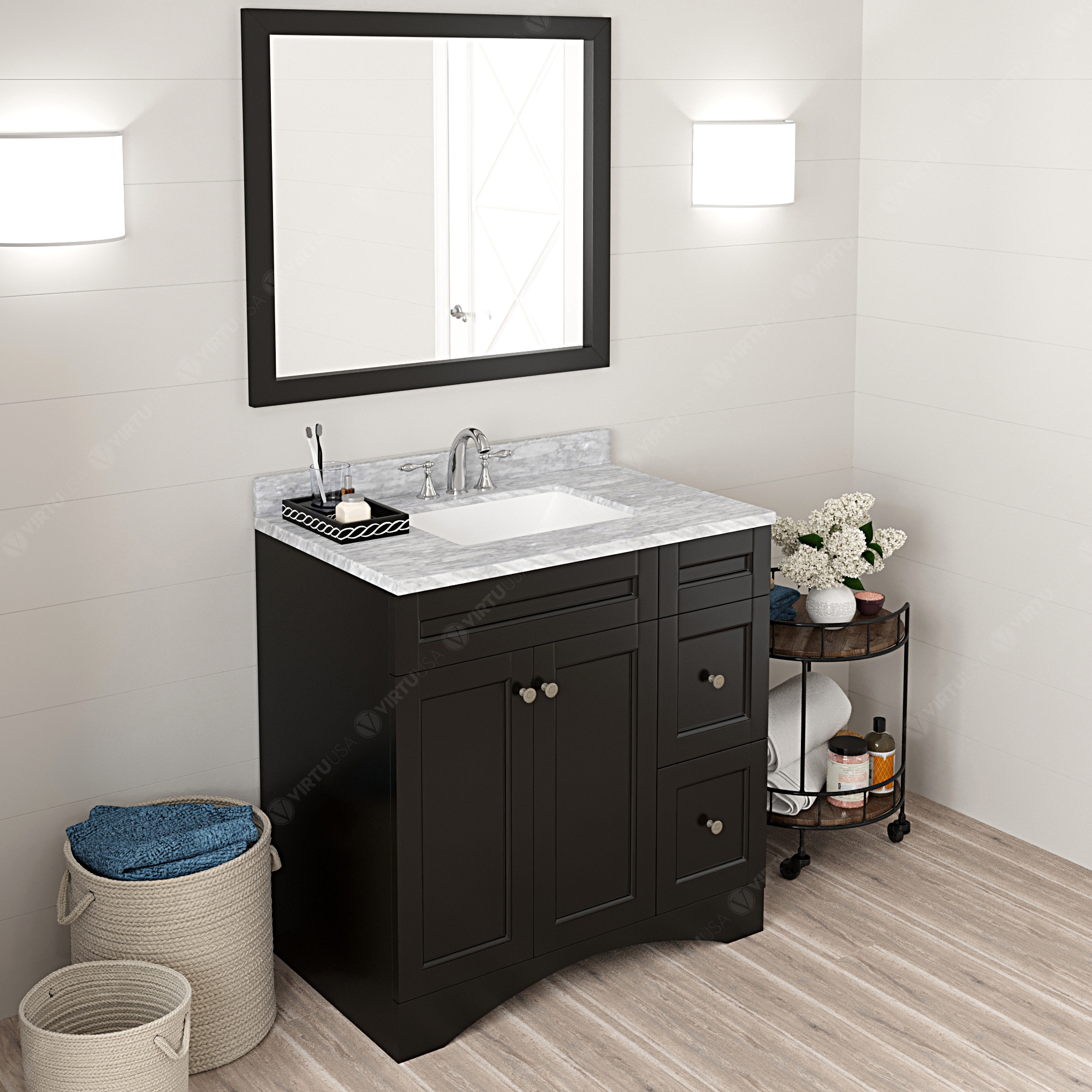 Virtu USA ES-32036-WMSQ-ES Bath-Vanity-Combo - View #3