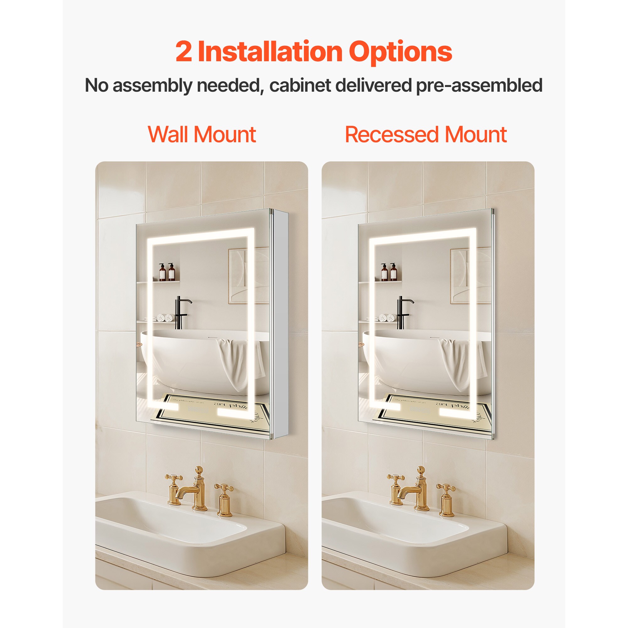 VEVOR LEDJXJJ2430I2ZKK21V1 Bathroom-Wall-Cabinets - View #6