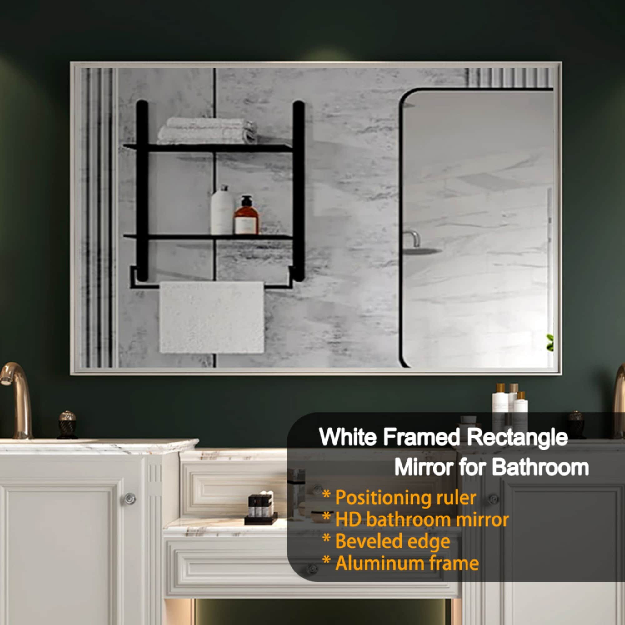 ToolCat SF1-40-YT Framed-Bath-Mirrors - View #12