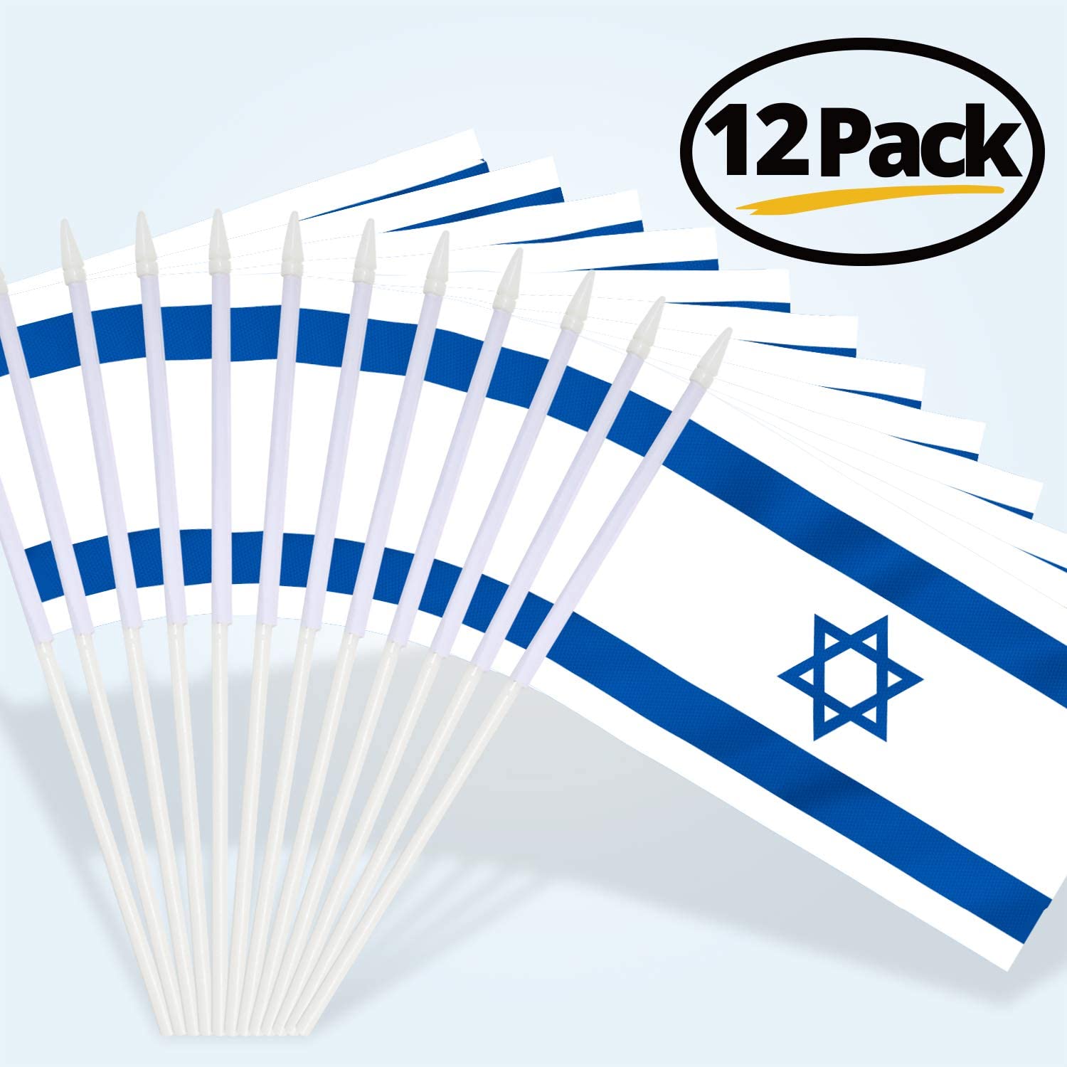 Anley A.FLAG.ISRAEL.12PC Decorative-Banner-Flags - View #5