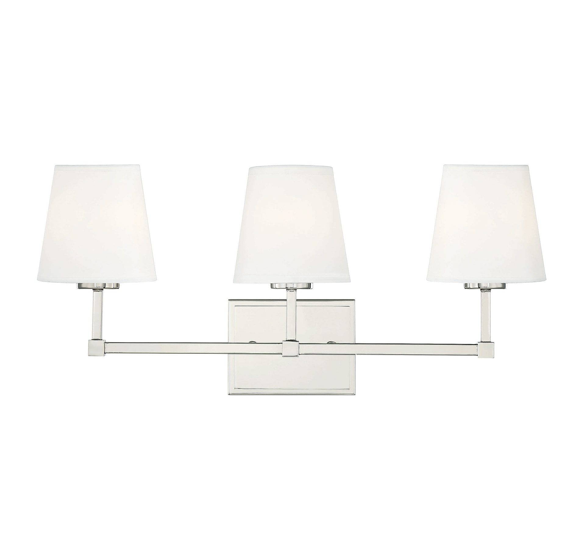 Meridian Lite Trends M80053PN Meridian 24-in 3 -Light Polished Chrome Traditional Vanity light