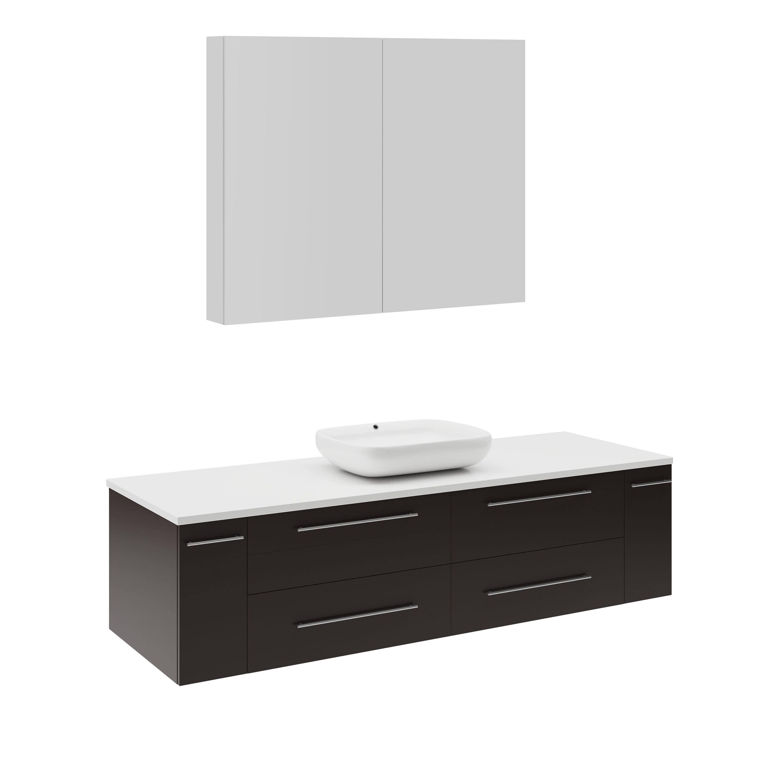 Fresca FVN6160ES-VSL Bath-Vanity-Combo - View #2