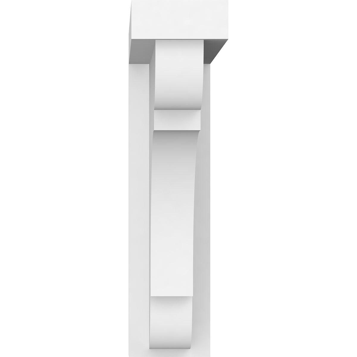 Ekena Millwork BKTP02X08X08BRY Exterior-Brackets-Braces - View #2