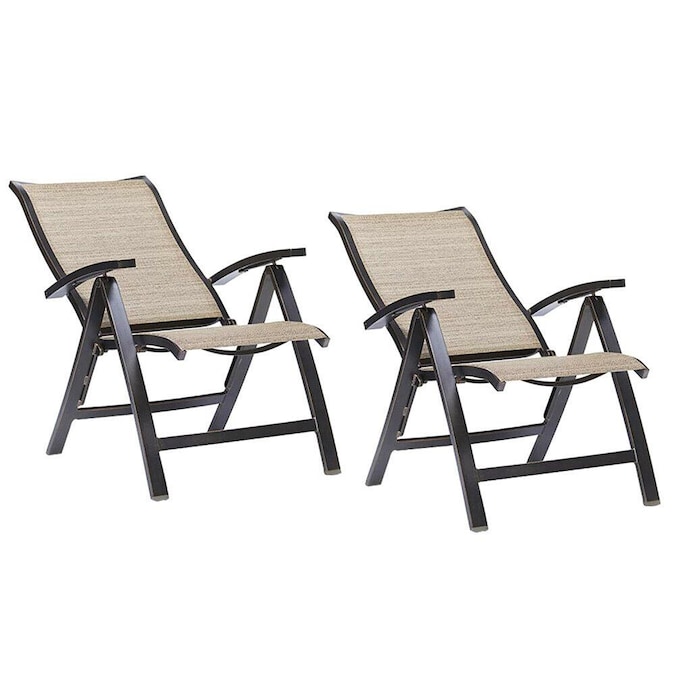 Casainc Outdoor Patio Chair Set Of 2, Folding Outdoor Lounge Chair