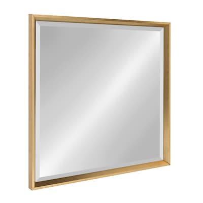 Square Gold Framed Wall Mirror, Mirror With Gold Frame Small