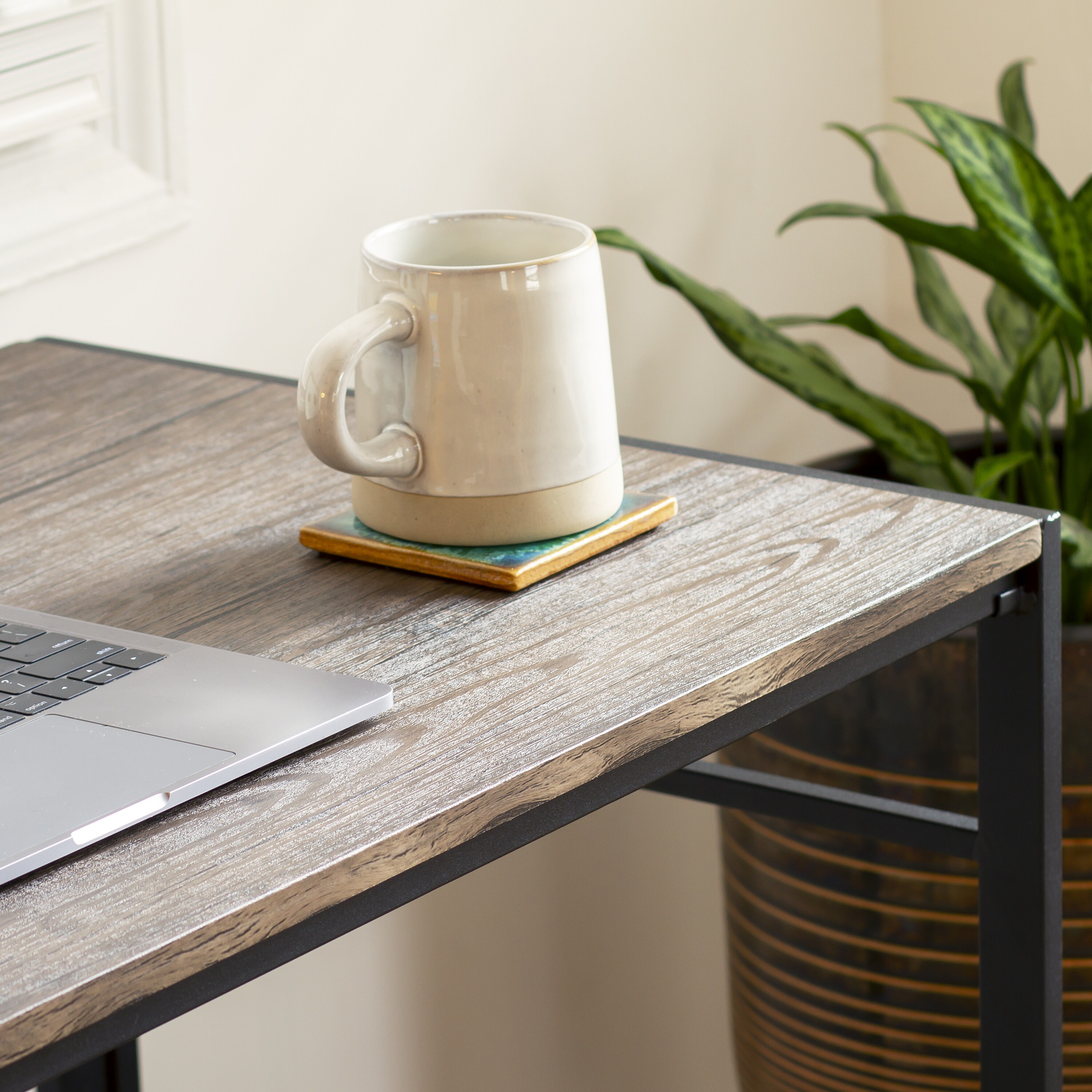 Flash Furniture Small Rustic Natural Home Office Folding Computer Desk -  36 : Target