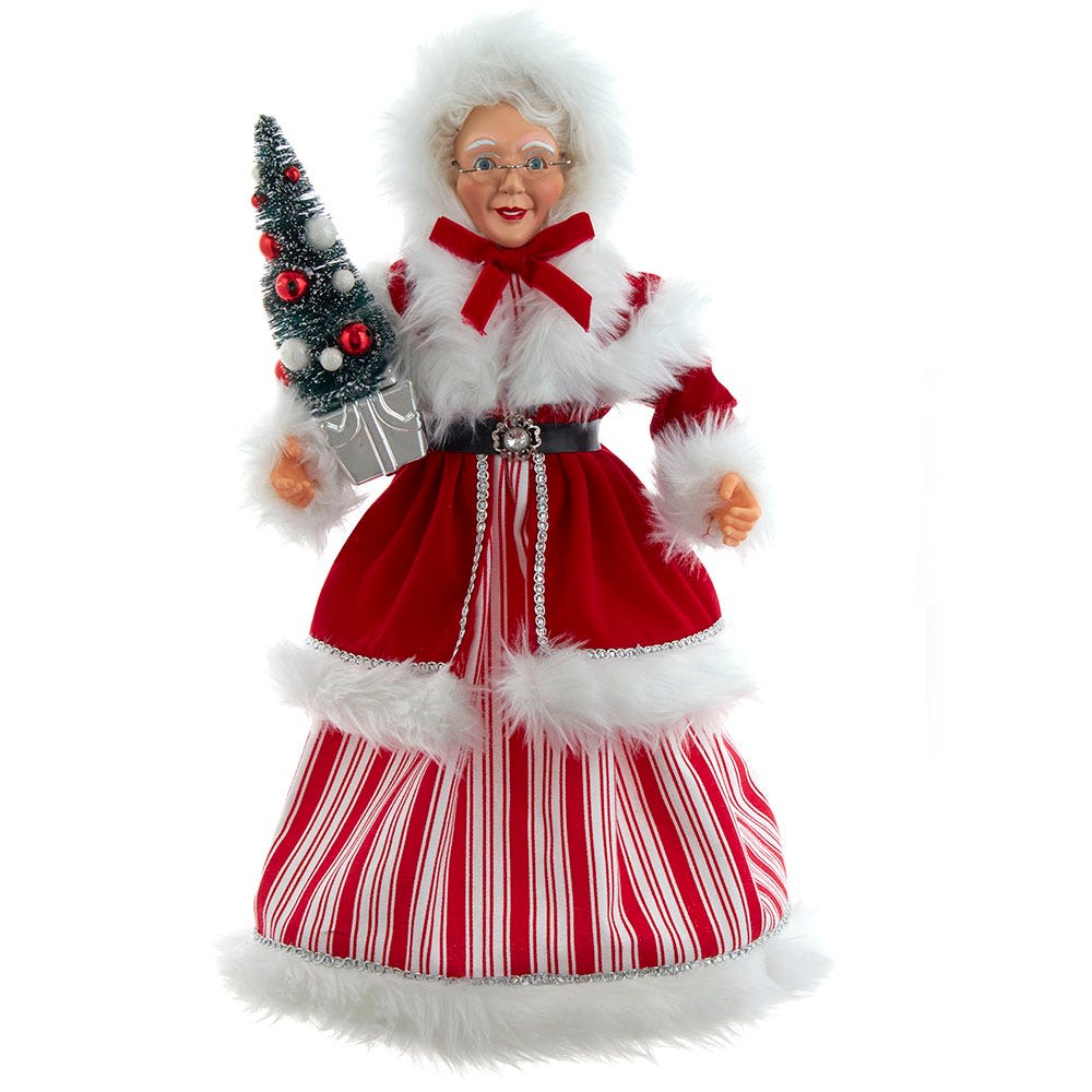 Kurt S. Adler 17.25-Inch Kringle Klaus Peppermint Mrs. Claus