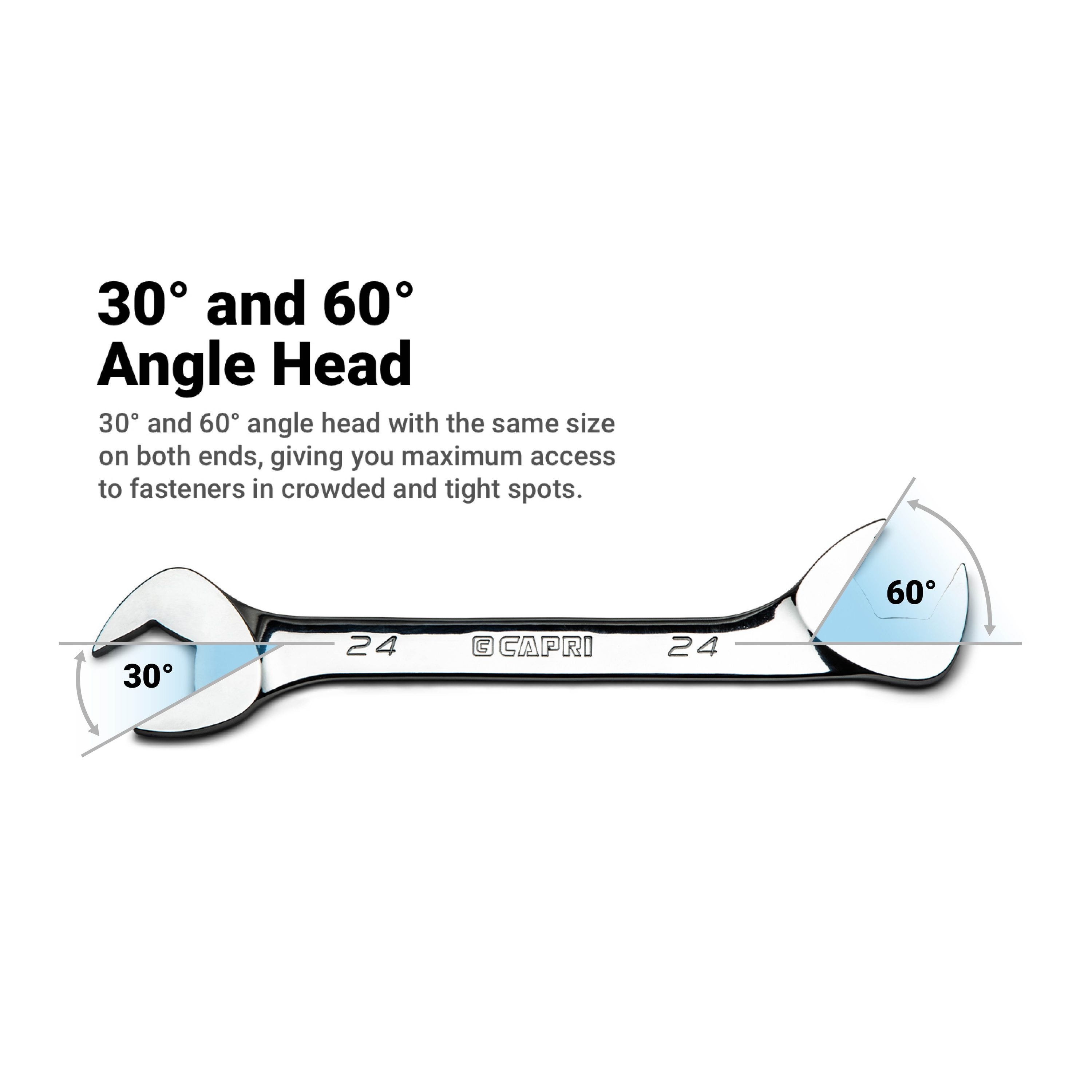 Capri Tools 13-Piece Set 6-point (Sae) Standard Open End Wrench CP11900-13ST Sansujyuku sansujyuku.com