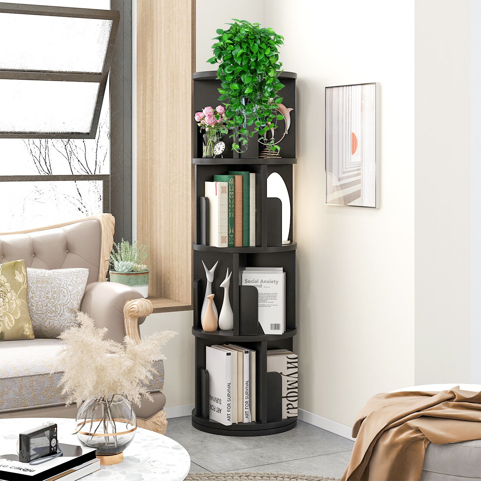 AOXUN H14039BK bookcases - View #6