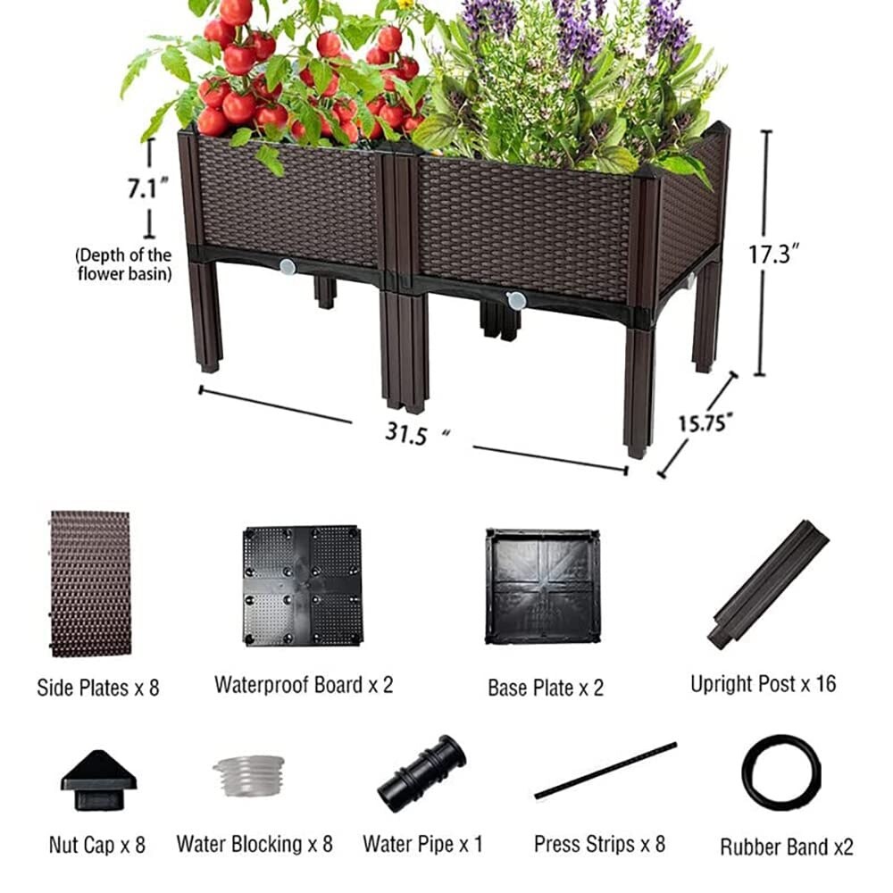 Justincity LJT0428I36 Raised-Planter-Boxes - View #5