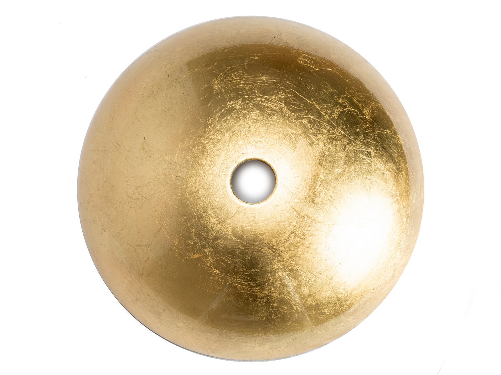 Khaki Tempered Glass Round Above-Counter Bathroom Sink
