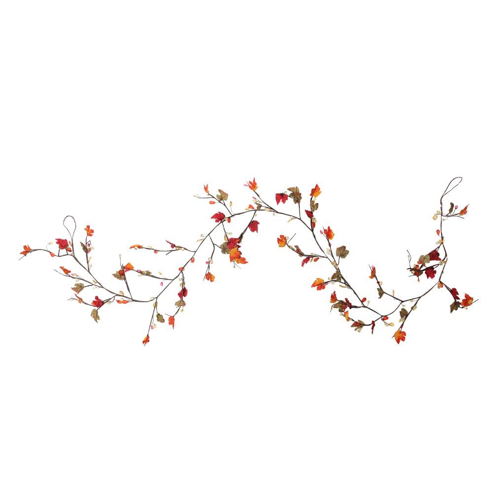 Northlight 72-ft Leaves Artificial Fall Garland at Lowes.com
