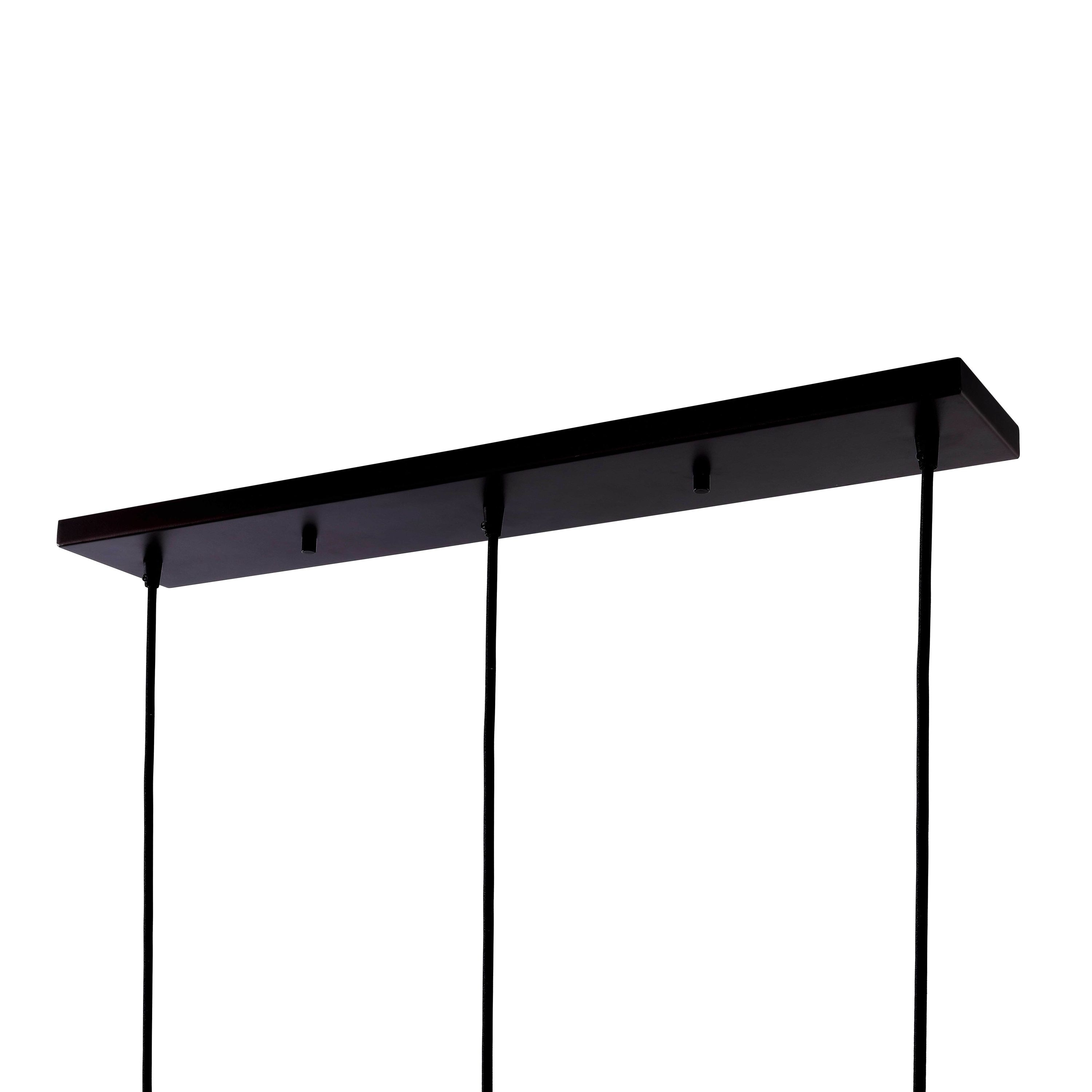 Kiawah Island Brushed Gold 30.5" LED Linear Pendant with Clear Glass