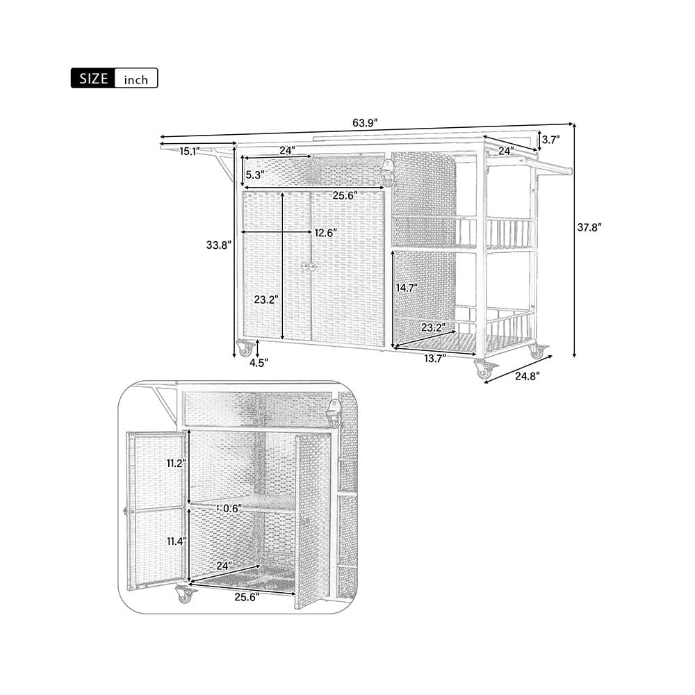 JUJABU ZJOUTKITCHEN-1 Grill-Carts-Grill-Stands - View #5