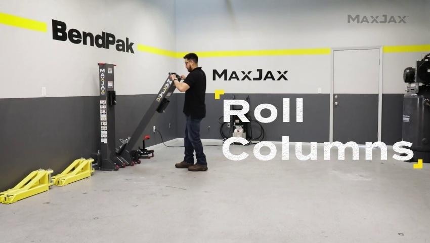 MAX JAX M7K Symmetric Portable 2 Post Car Lift with 7000 lbs