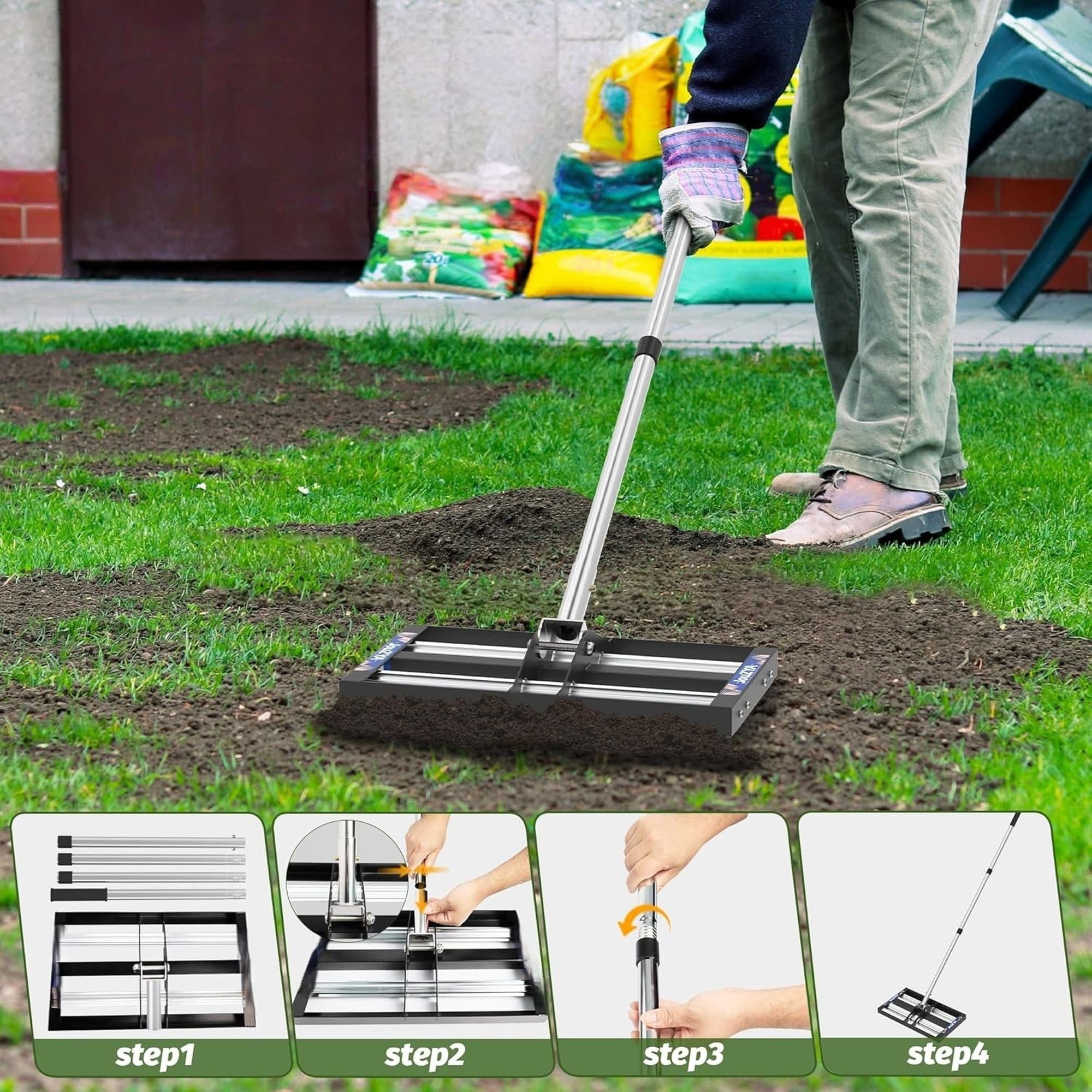 Numhew NHBEN47536 Lawn-Leaf-Rakes - View #3