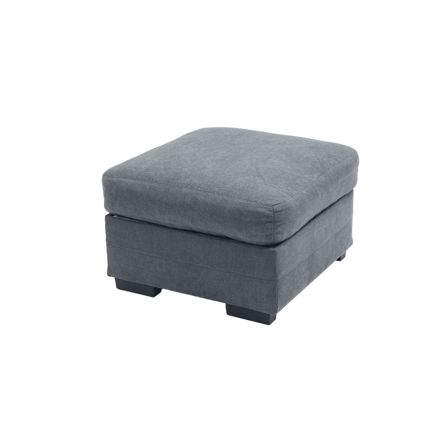 JASMODER W22339817 25.98-in Modern Dark Gray Polyester/Blend Sofa