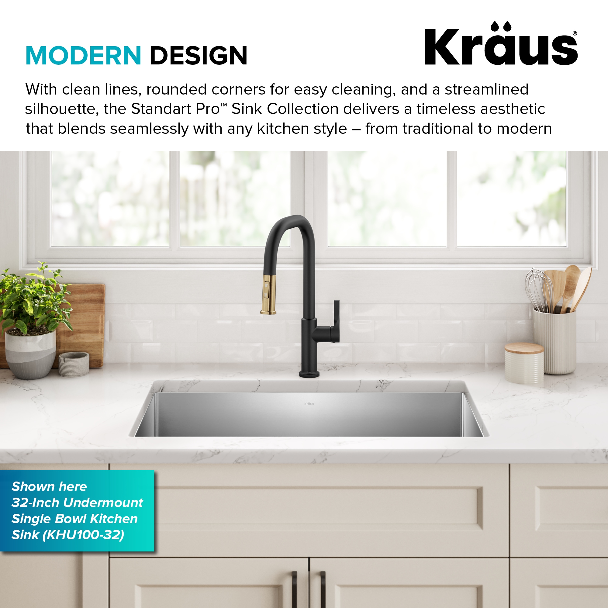 Kraus KHU103-33 Kitchen-Sinks - View #5