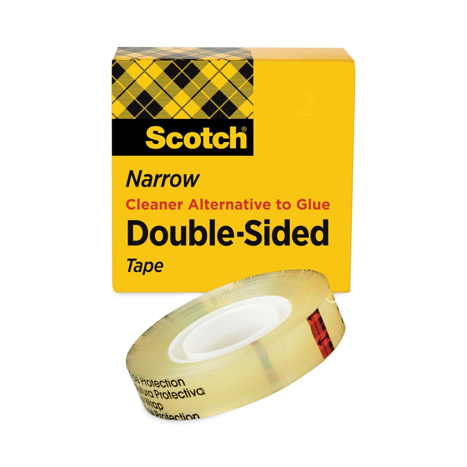 Scotch Double Sided Tape 1 Core 0.5 X 75 Ft Clear #ESNMMM66512900
