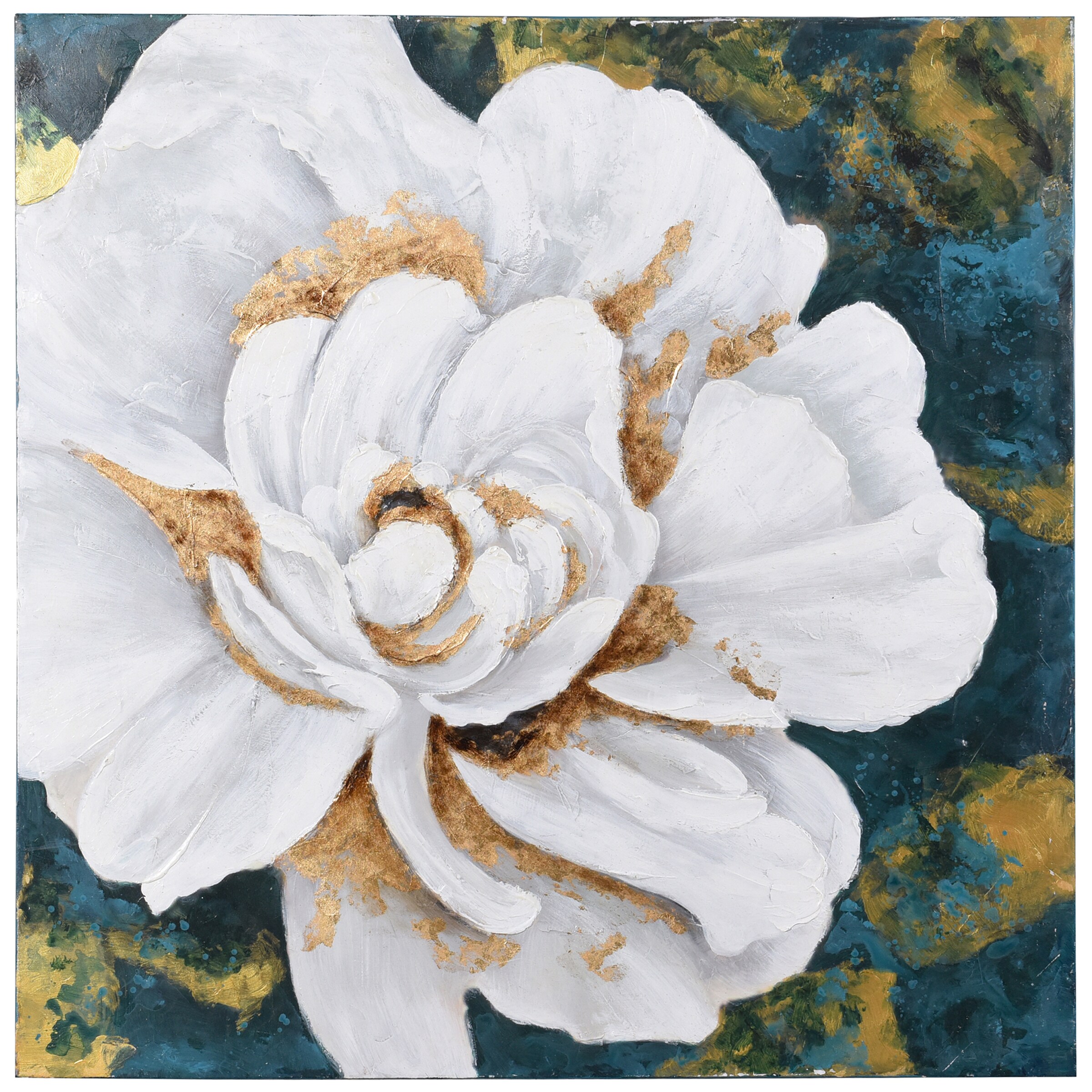 StyleCraft Home Collection WI33645DS 40-in H x 40-in W Botanical Print on Canvas