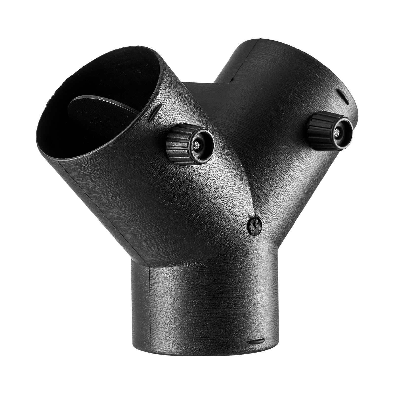 GIVIMO 3-in 75-mm Y-Branch Diesel Heater Duct Connector with Three-Way Split Two 90-Degree Rotatable Valves Polypropylene and TPE Construction and Heat-Resistant Body for 2-KW 5-KW and 8-KW Diesel Parking Heaters in Vans Campers Trucks and Cabins