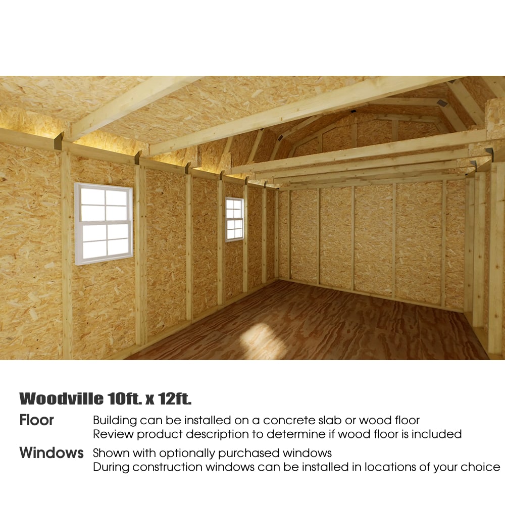 Best Barns WOODVILLE1016DF Wood-Storage-Buildings - View #7