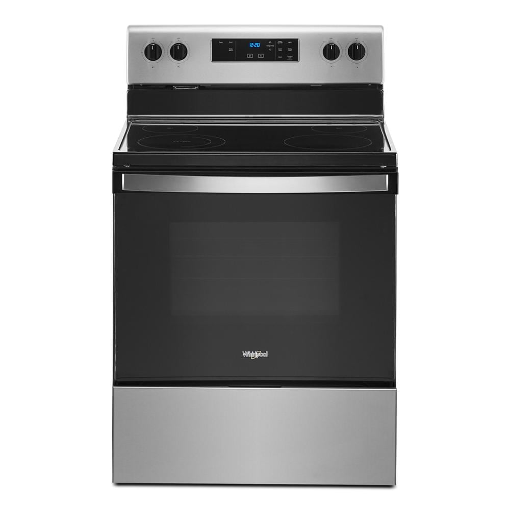 Whirlpool 5.3 Cu. ft. Stainless Steel Electric Range with Keep