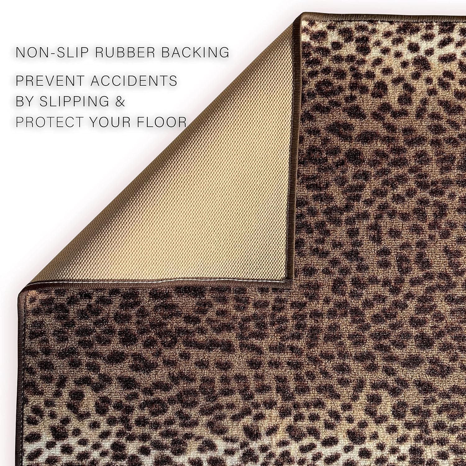 Playa Rug LEOPARD-BROWN-26X15 rugs - View #3