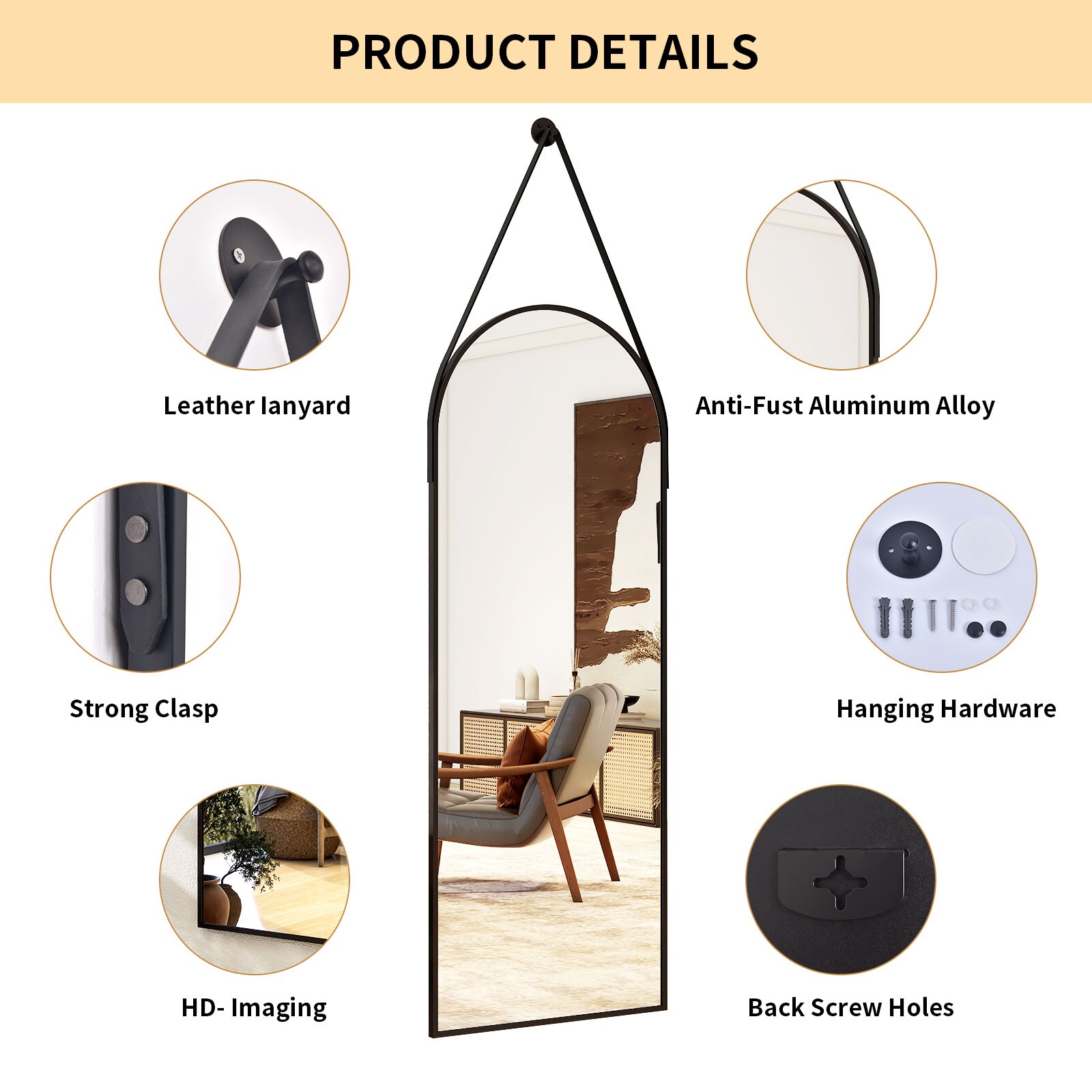 BEAUTYPEAK PDGXZJ1648B Decor-Mirrors - View #7