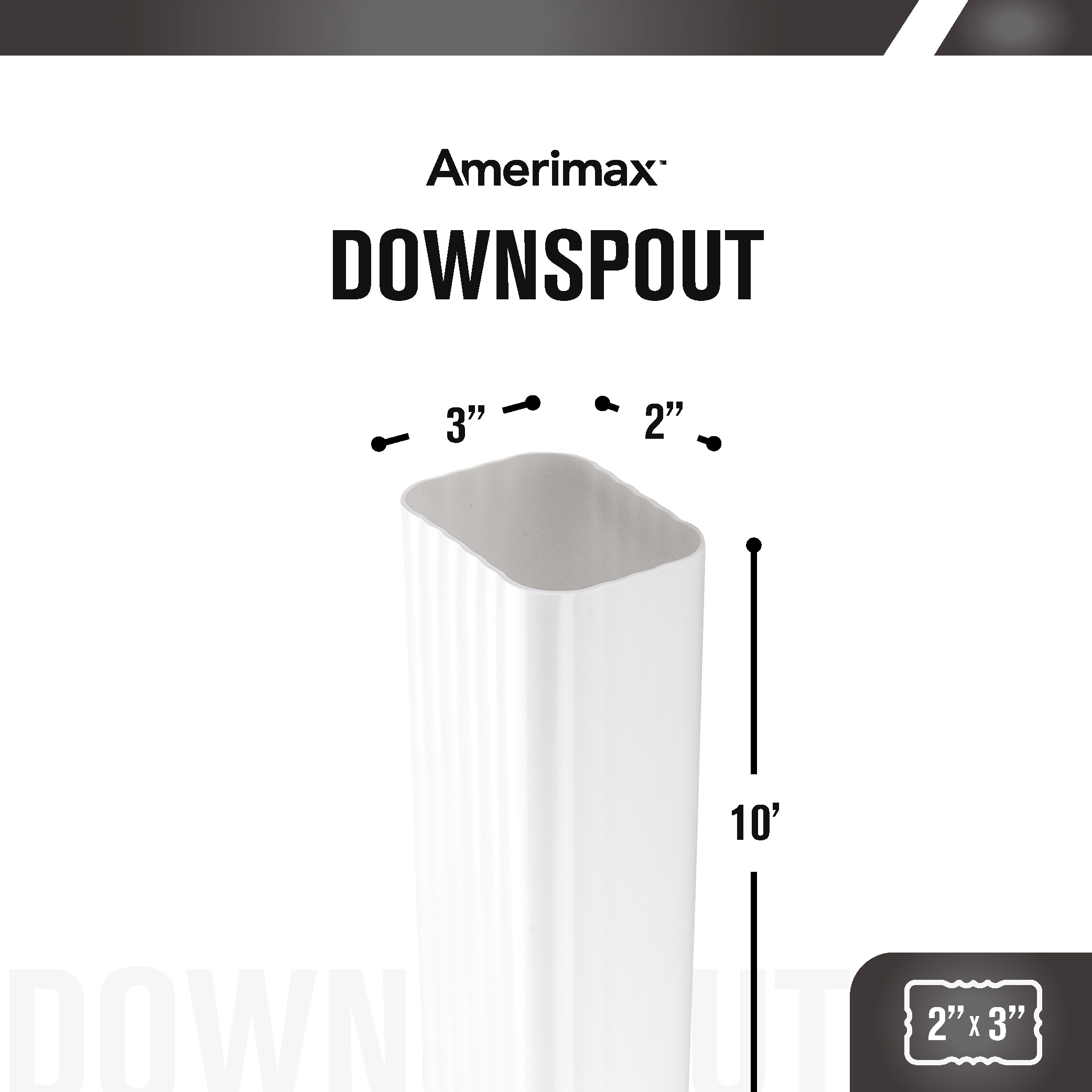 Amerimax M0593 Downspout-Components - View #3