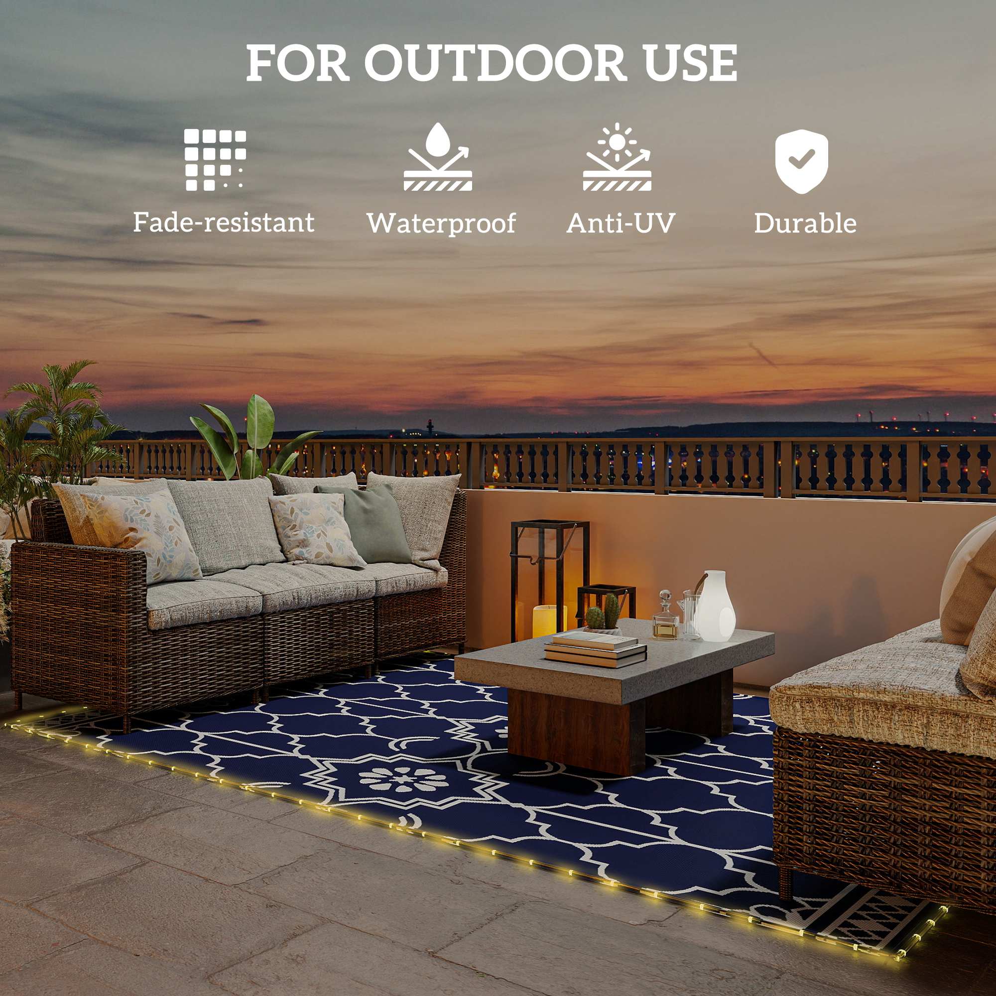 Outsunny 84J-261V01DB rugs - View #9