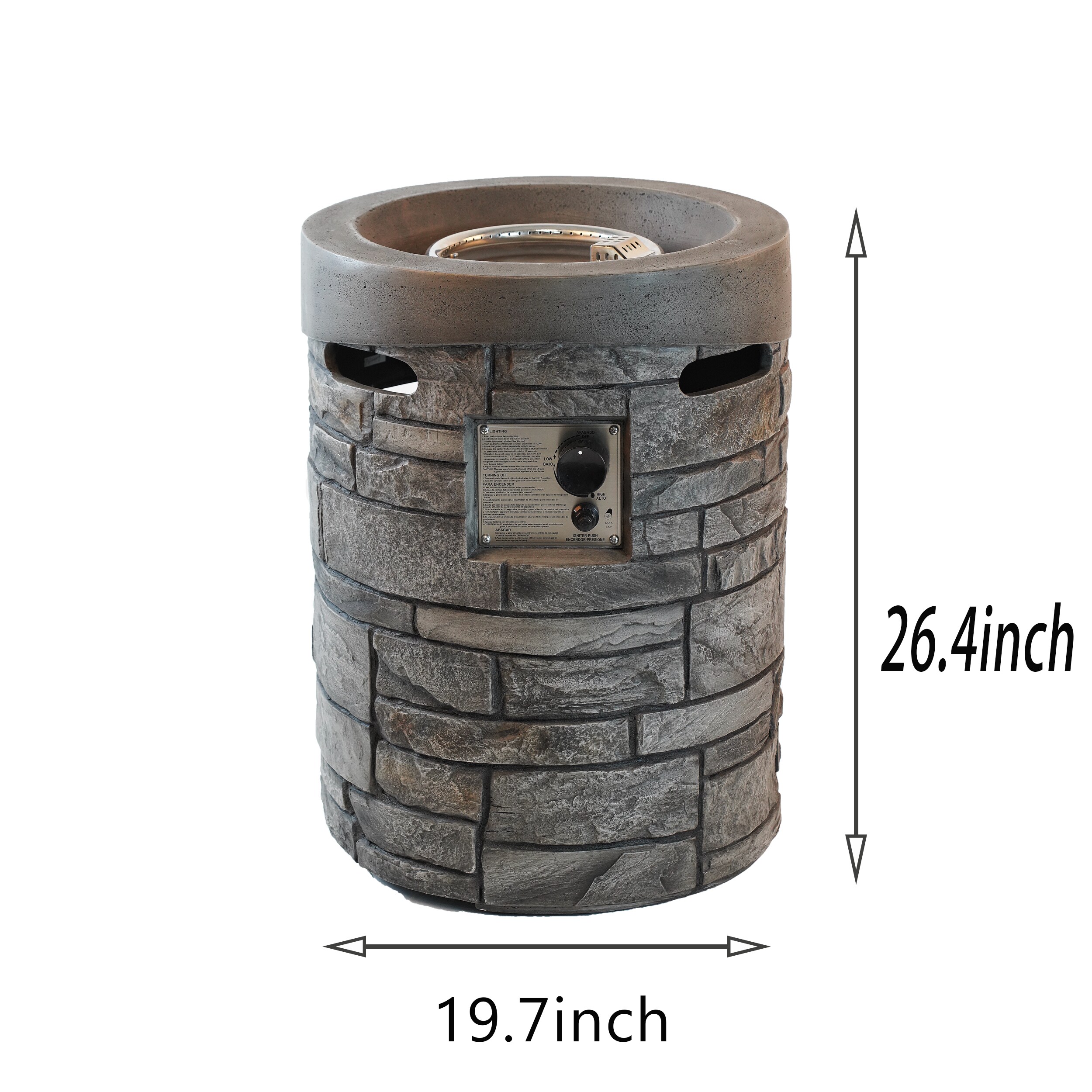 GDFStudio 326187 Outdoor-Gas-Firepits - View #8