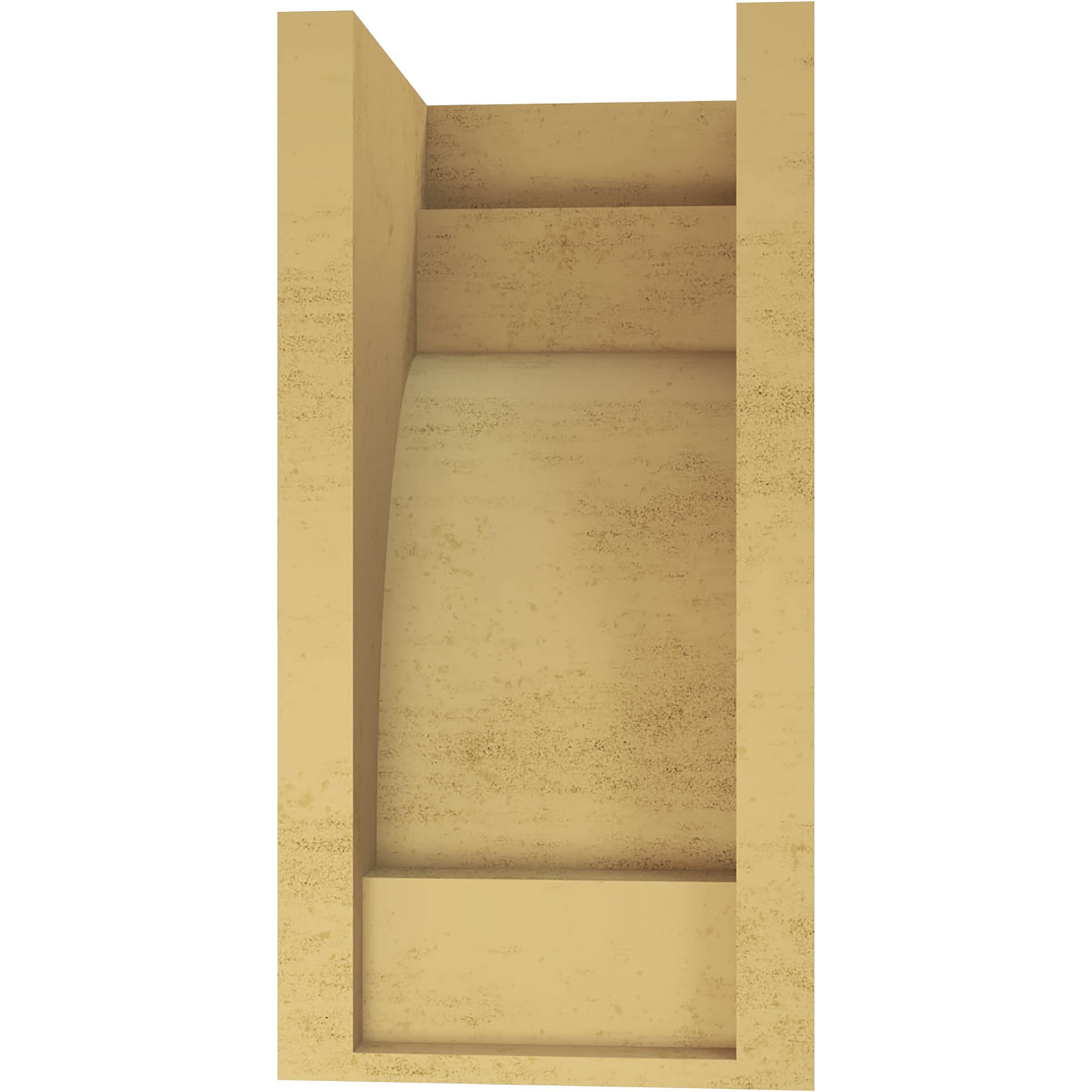 Ekena Millwork CORU07X07X14MEDRCPR corbels - View #4