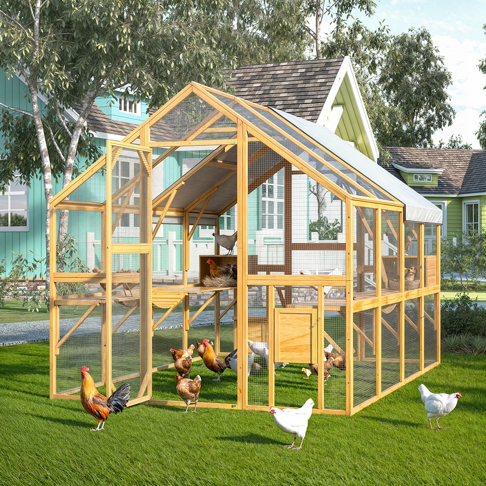 Homsee C-KF150158-09-AB Chicken-Coops-Rabbit-Hutches - View #3