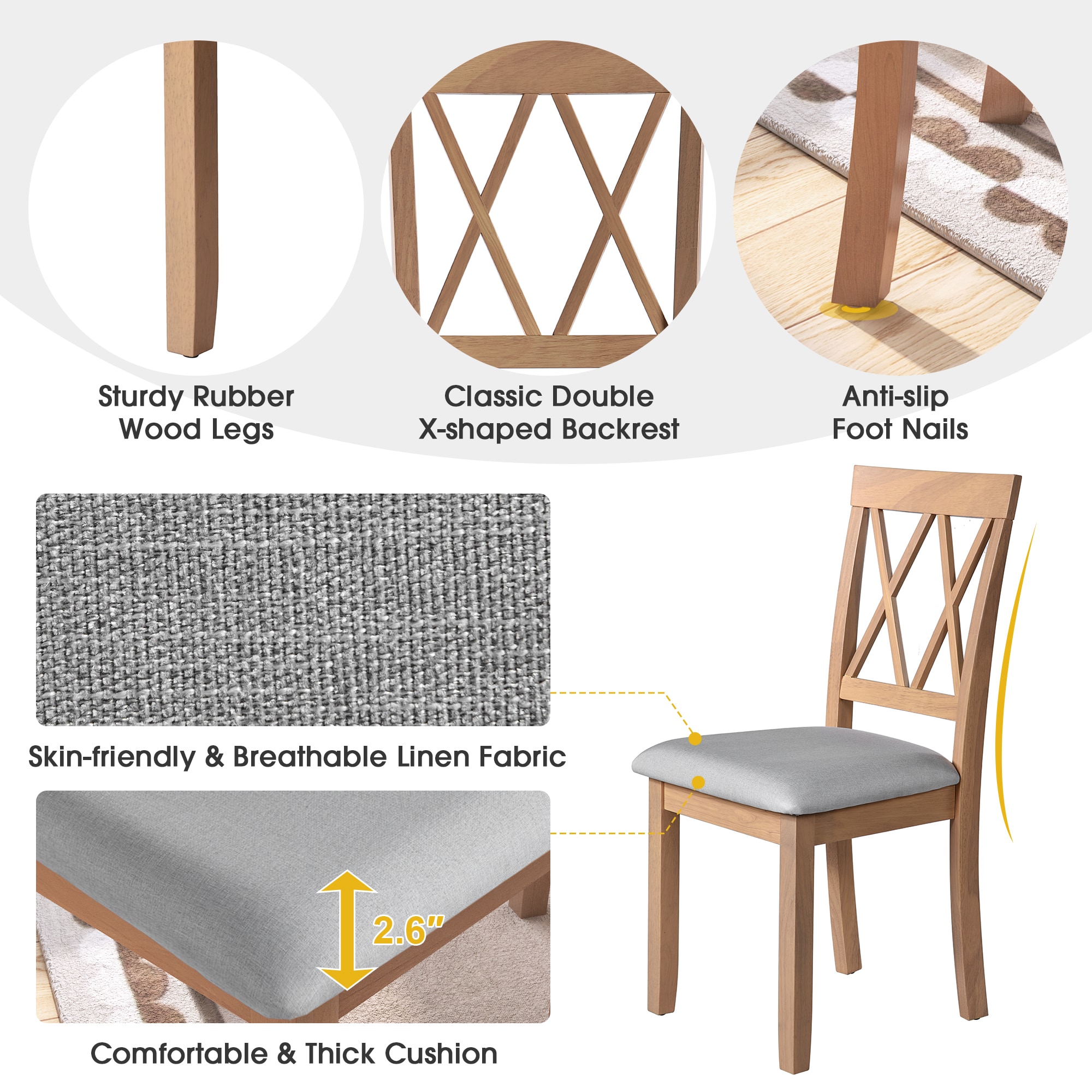 ModernLuxe N752S000617A Dining-Sets - View #3