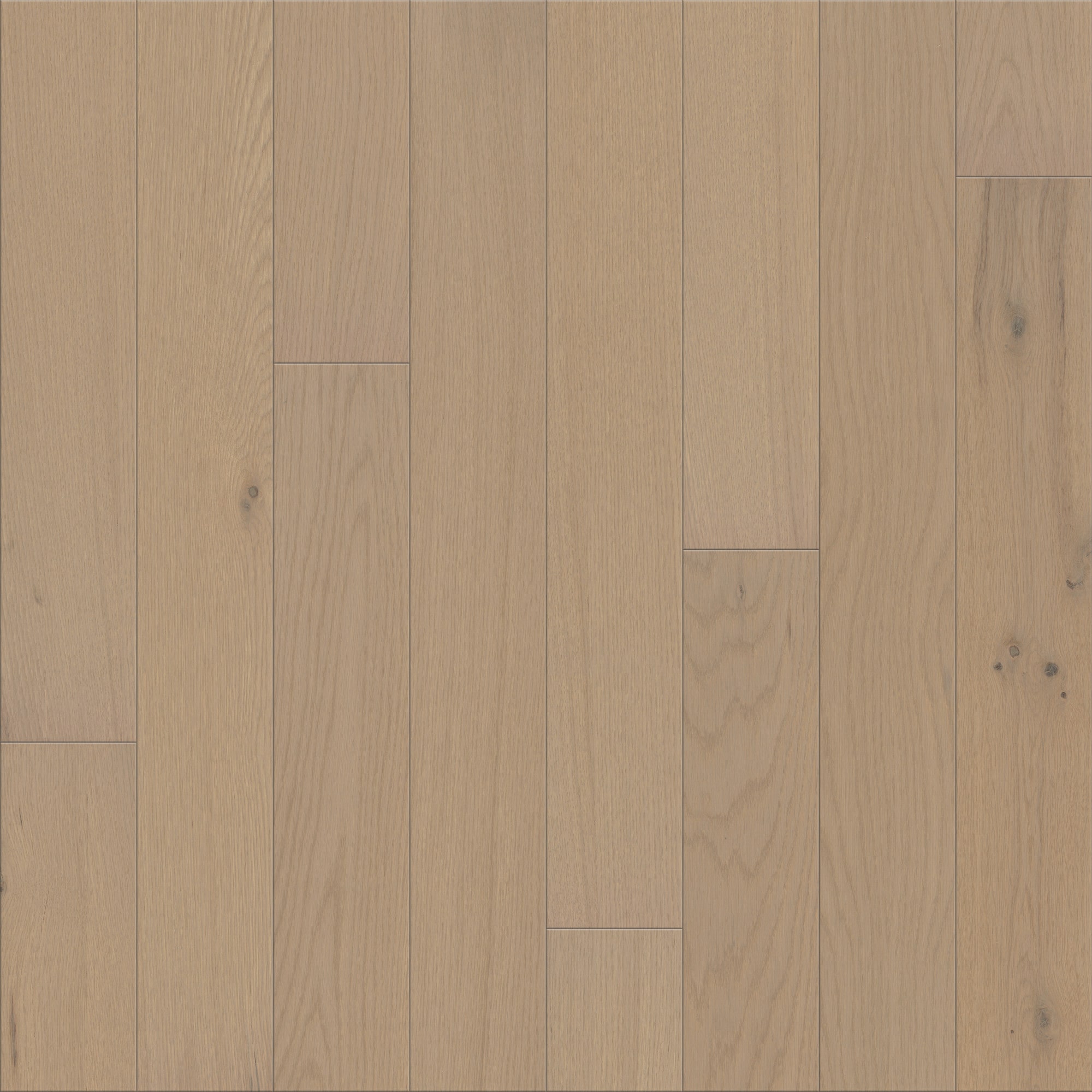 Shaw LX78005112 Statesman Hardwood Driftwood Oak 5-in W x 3/8-in T x Varying Length Wirebrushed Water Resistant Engineered Hardwood Flooring ( 21.22-sq ft / Carton )