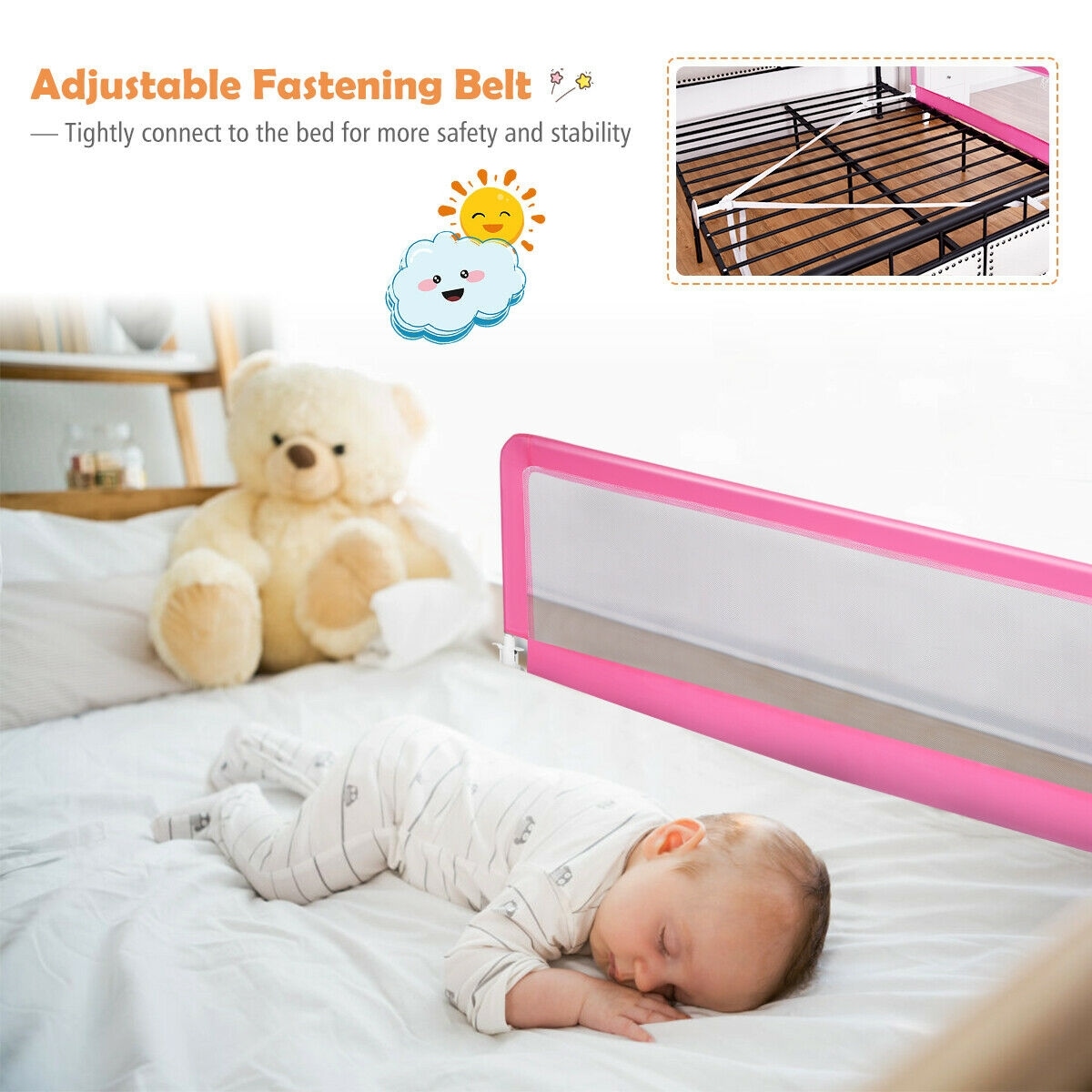 CASAINC WF-HYSN-0486PI Bed-Rails - View #8