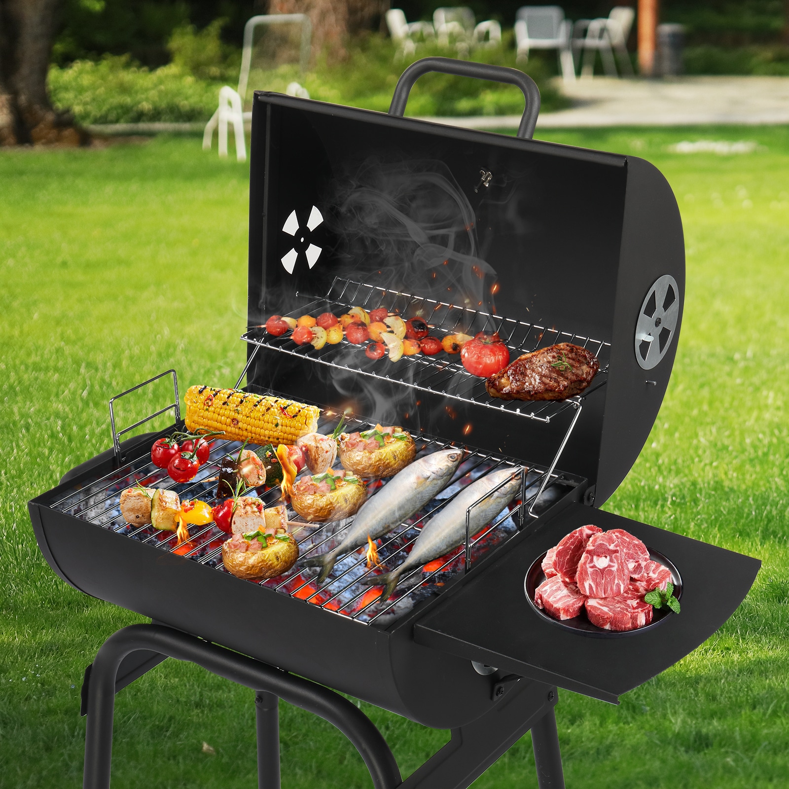 Lowes grills charcoal and gas best sale