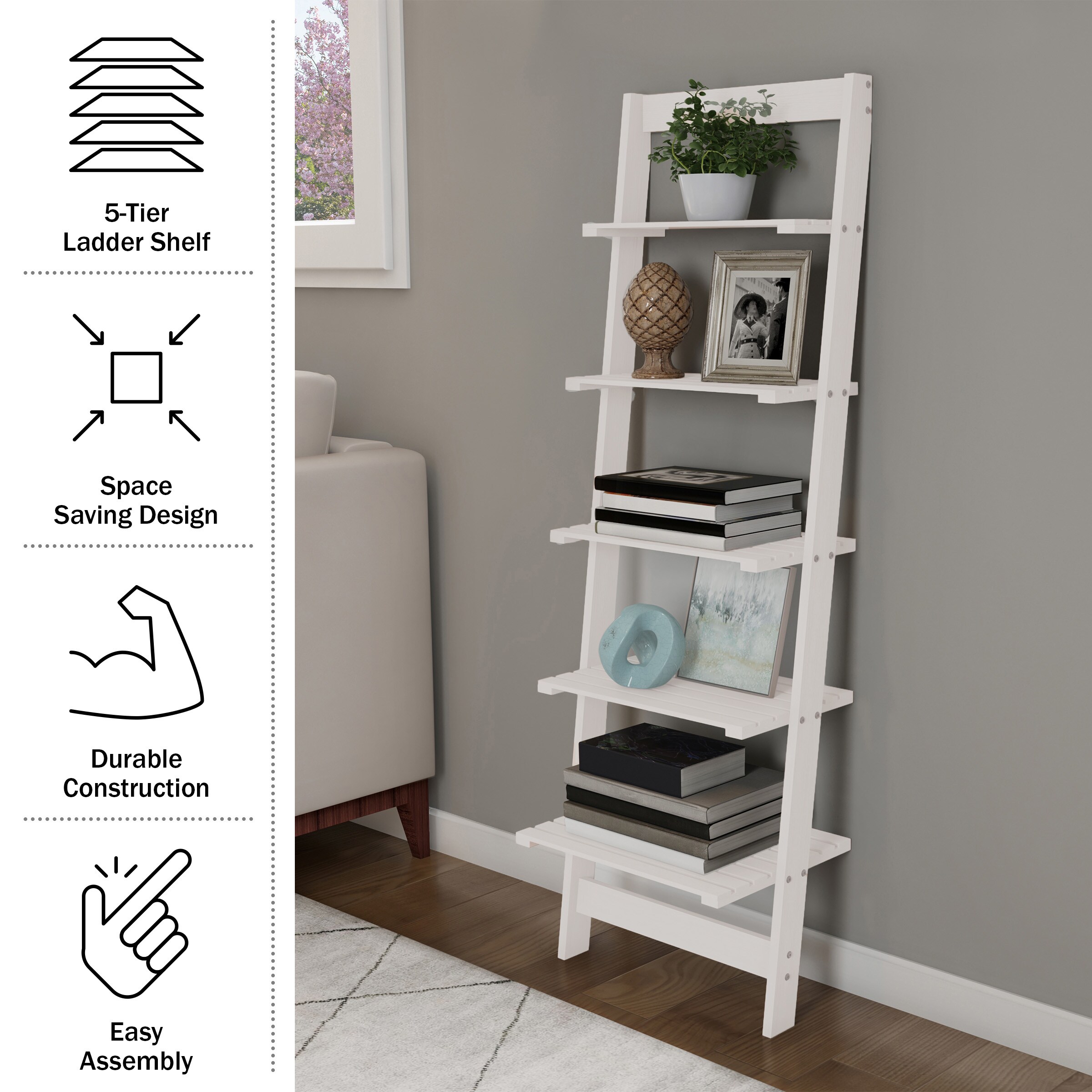 Hastings Home 566695HAC bookcases - View #3
