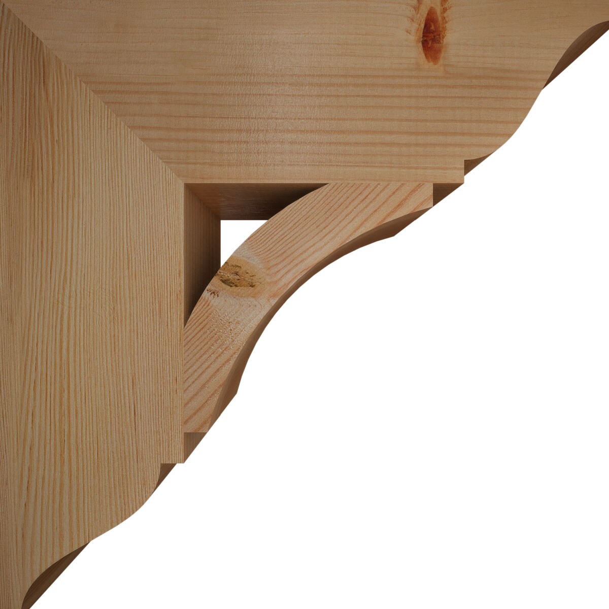 Ekena Millwork BKT06X20X20THR01SDF Exterior-Brackets-Braces - View #3