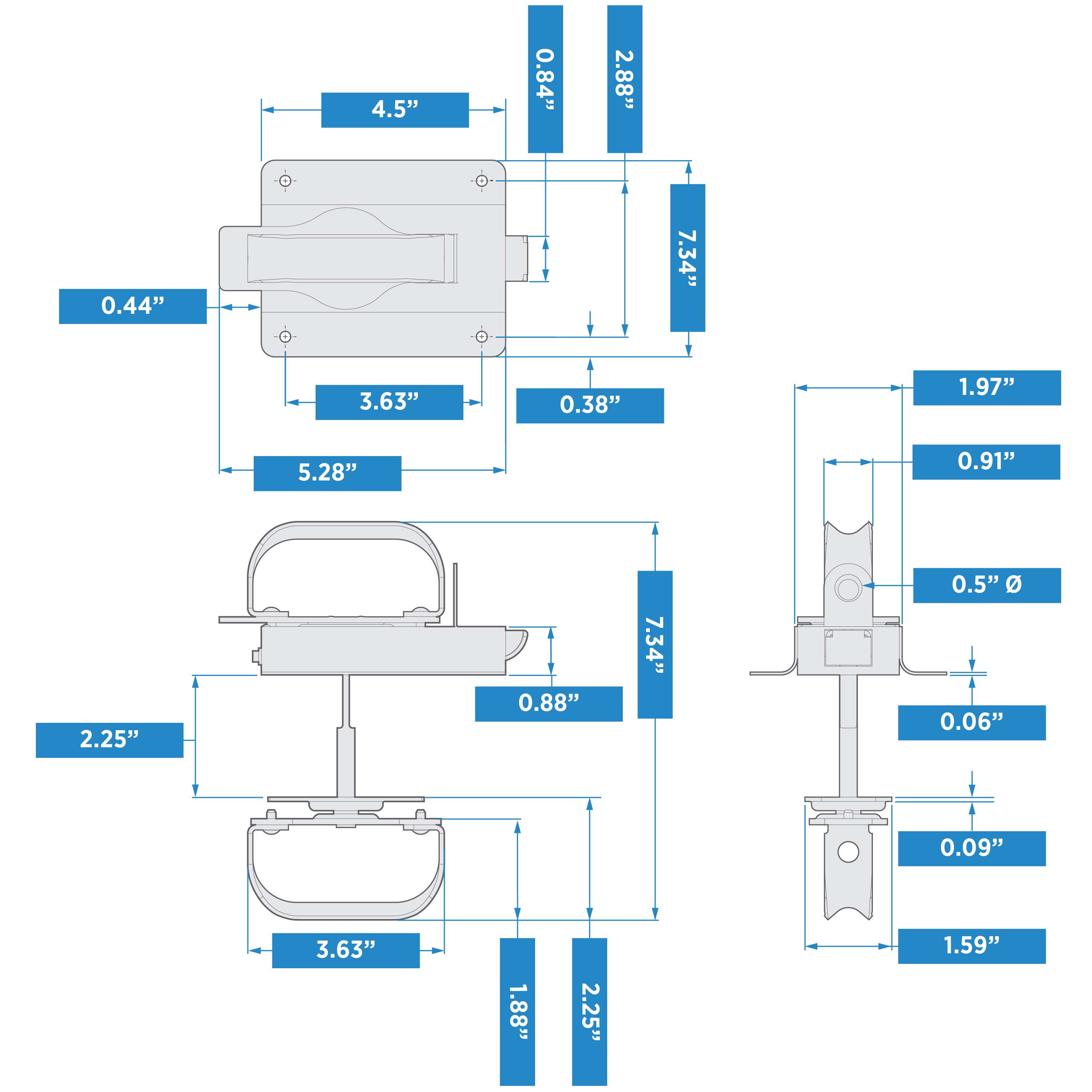 National Hardware N109-043 Gate-Hardware - View #5