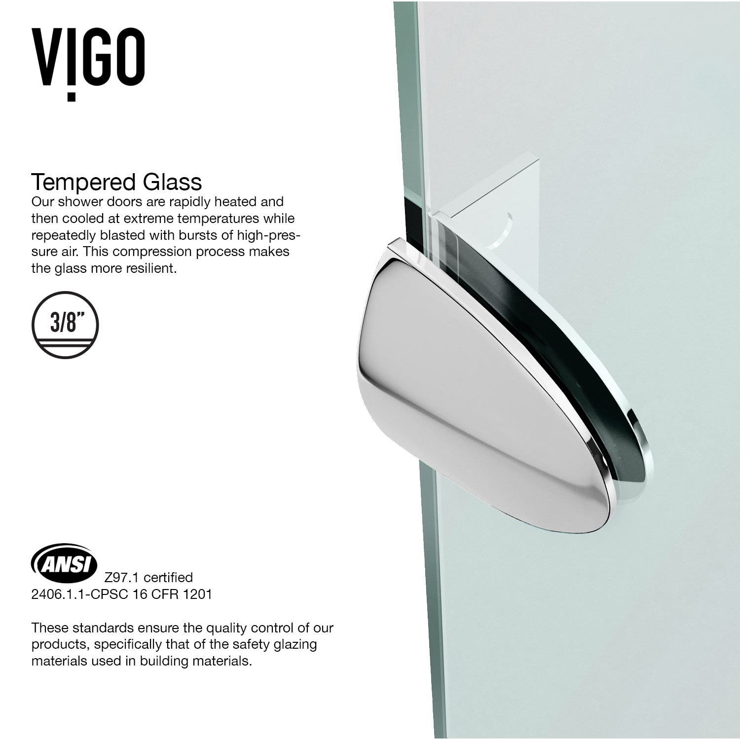 VIGO VG6063CHCL42 Alcove-Shower-Kit - View #8