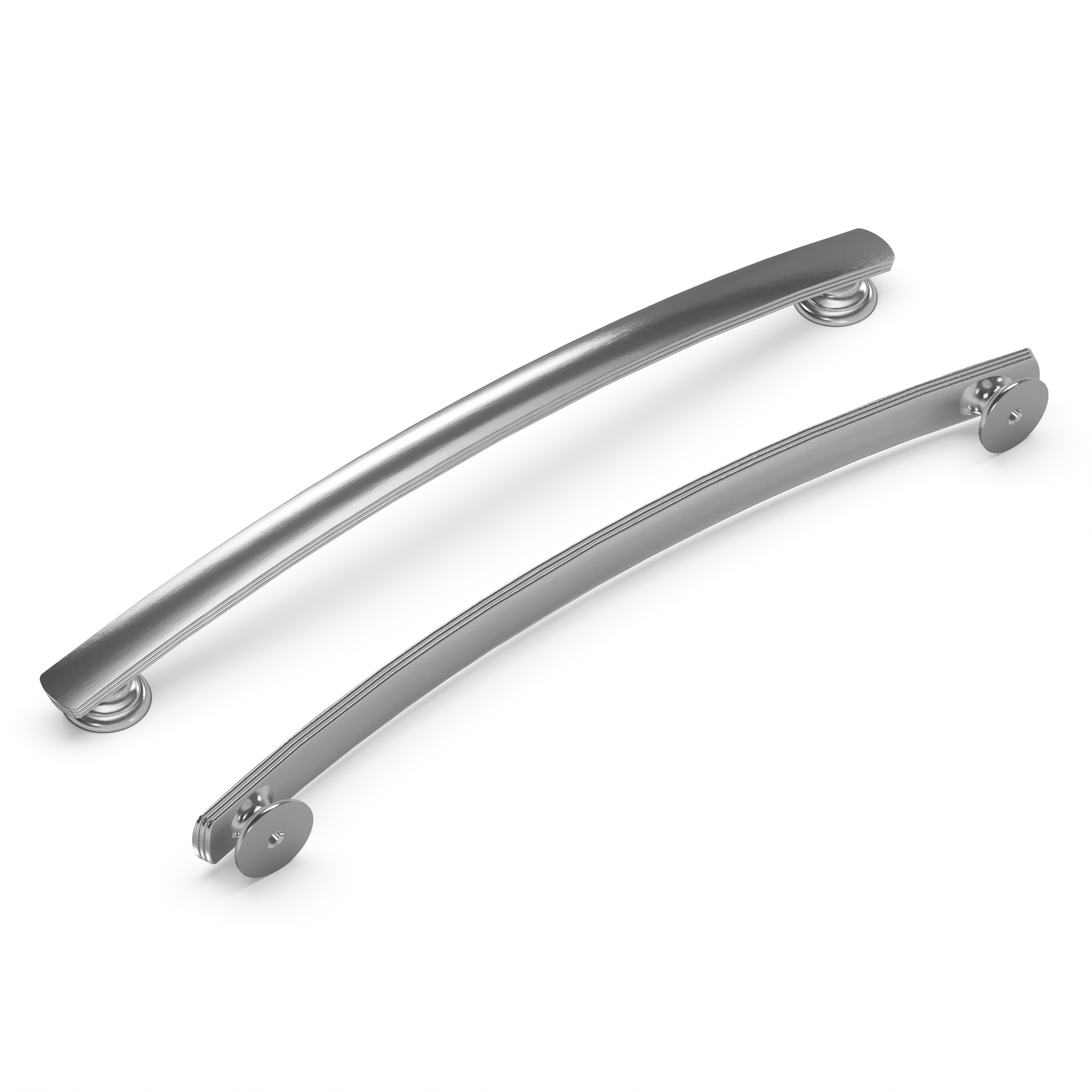 Hickory Hardware P2158-SN American Diner 8-13/16-in , 224mm Center to Center Satin Nickel Arch Handle