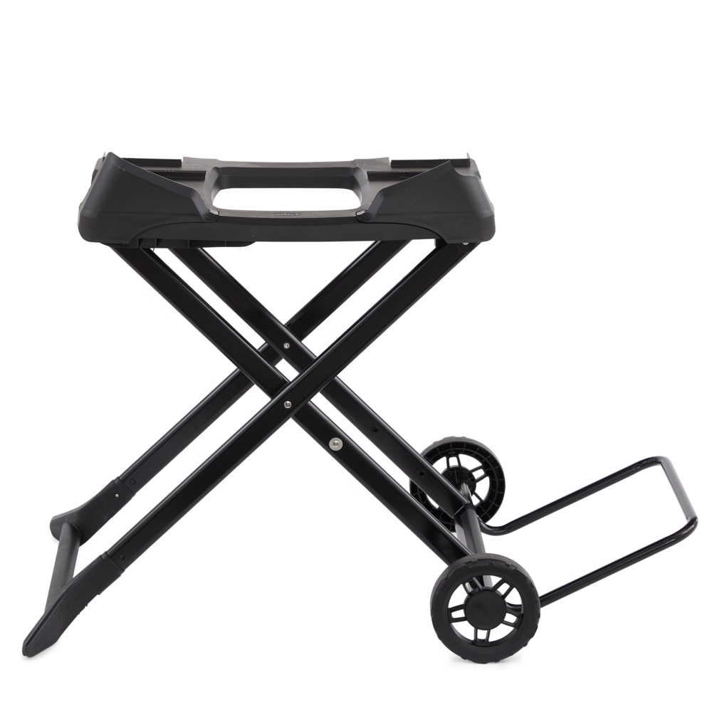 Weber Black Thermoset Plastic Folding Grill Cart in the Grill Carts & Grill  Stands department at