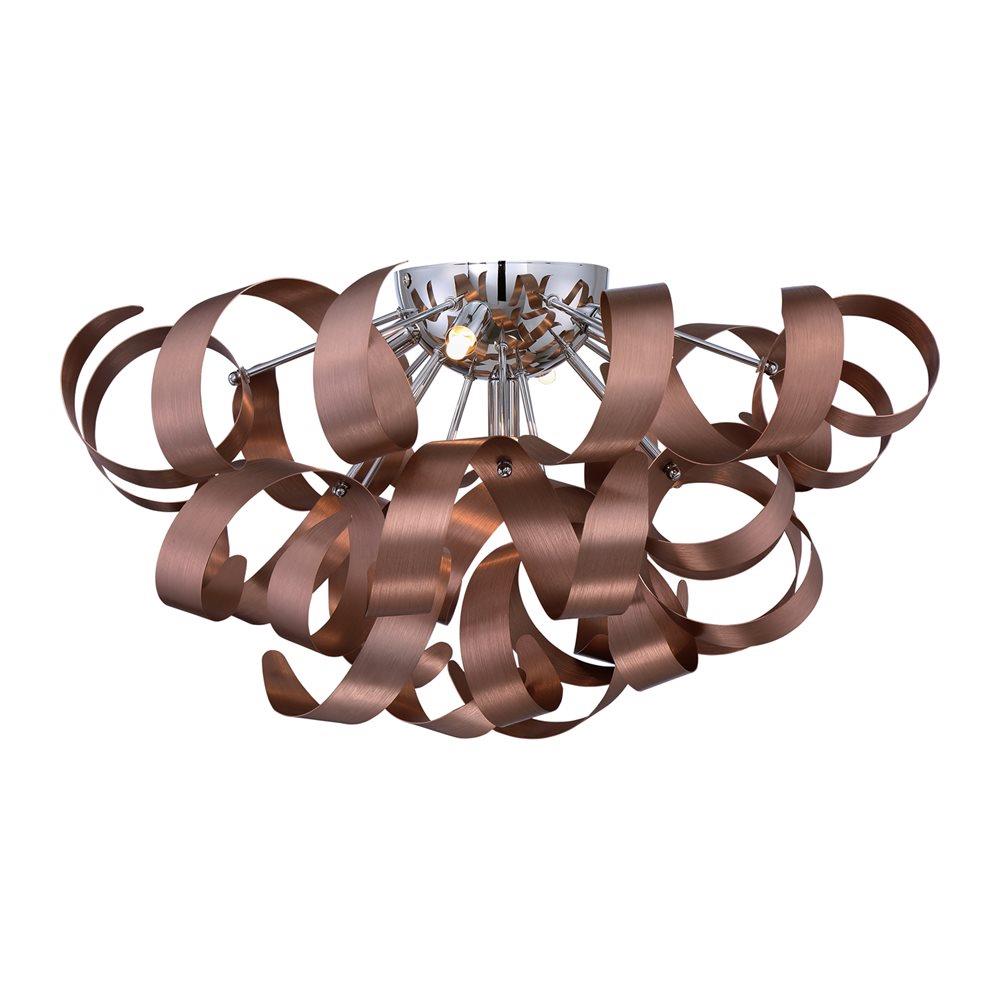 Copper Bulbs Included Flush Mount Lighting At Lowes.com