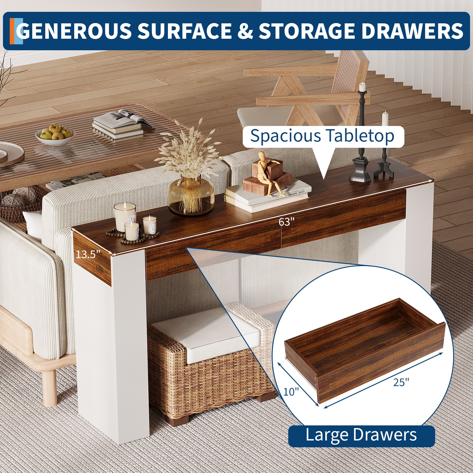 GarveeLife 37GEVNYJCTE Console-Sofa-Tables - View #6