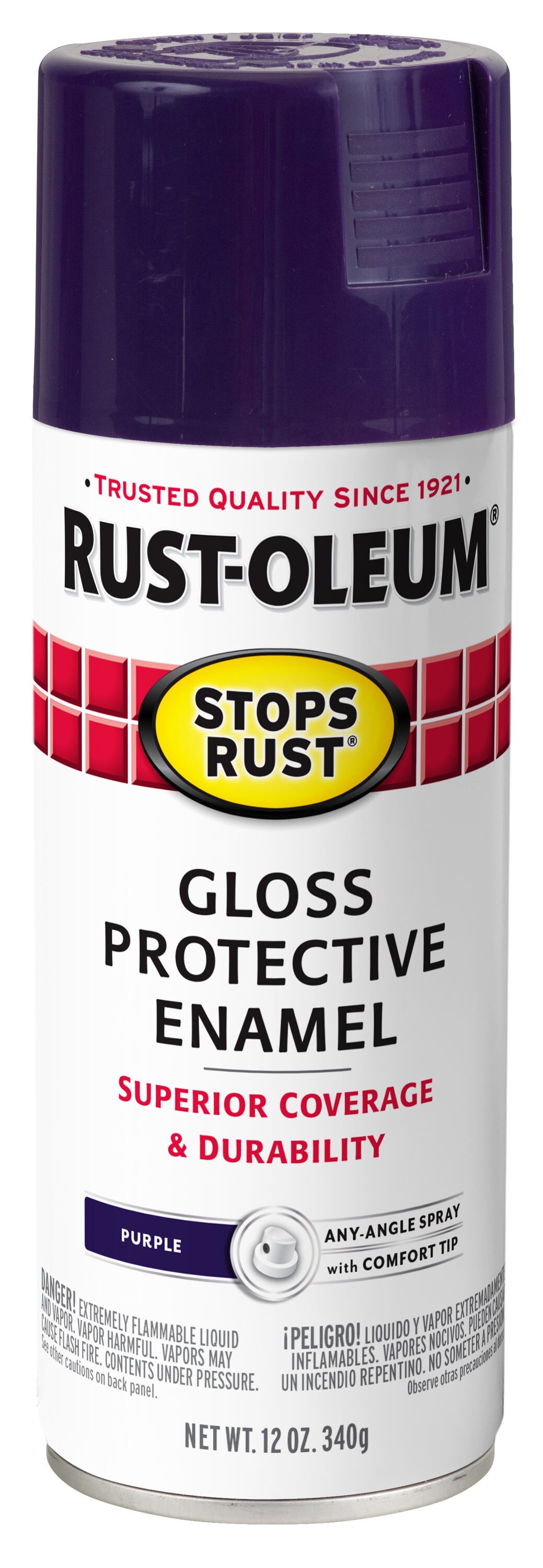 Rust-Oleum Stops Rust 6-Pack Semi-Gloss Black Spray Paint (NET Wt. 12-oz) | 7798830SOS