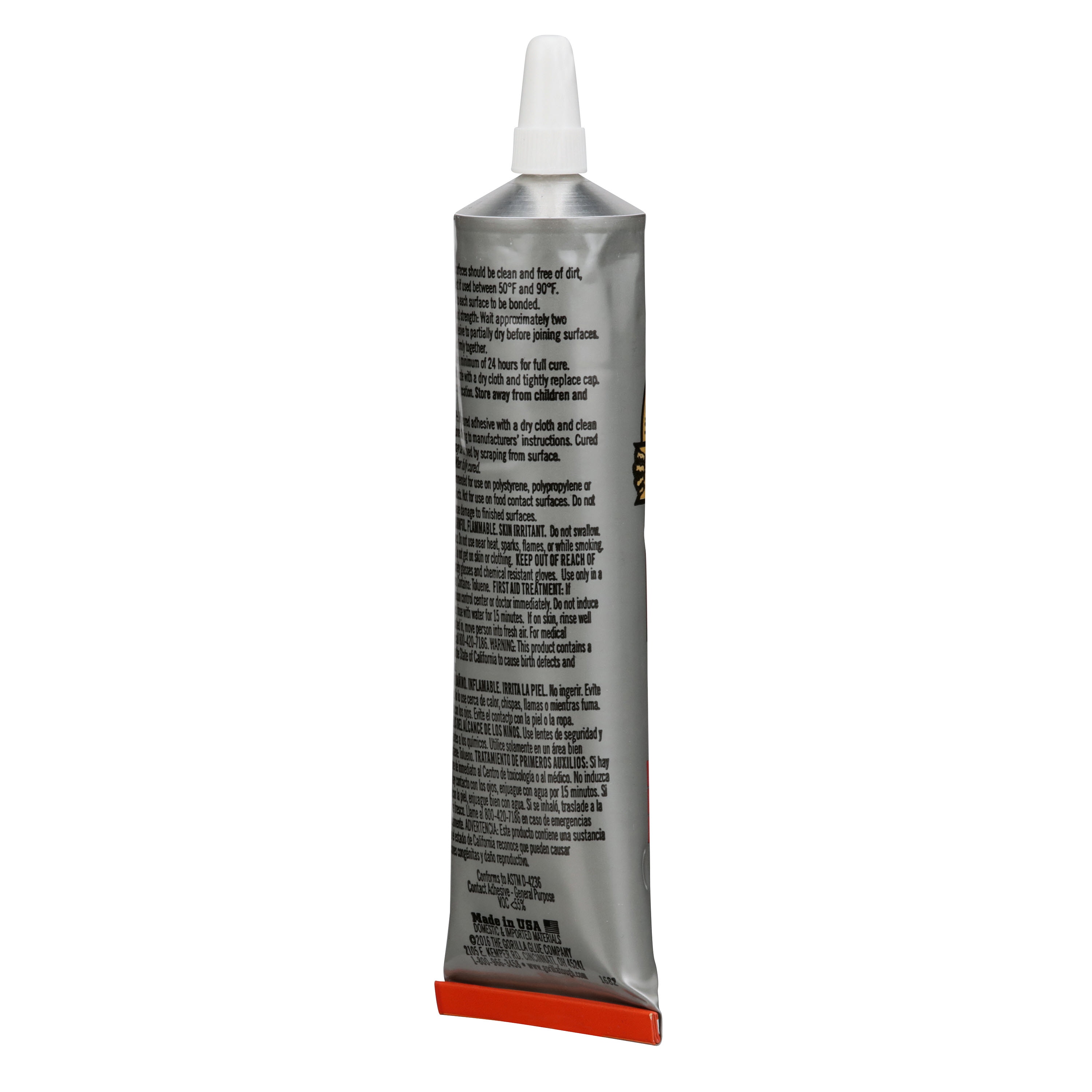 The Gorilla Glue Company - Gorilla Fabric Glue provides a fast setting,  permanent bond that remains flexible after washing. This high strength  adhesive dries crystal clear and can be used on a