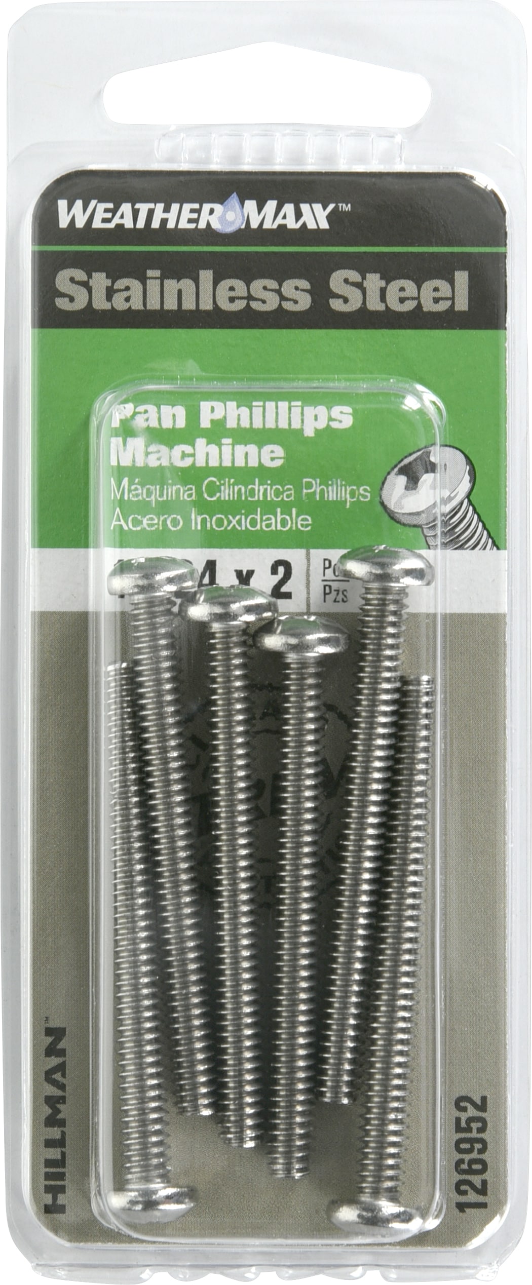 Hillman #10- 24 x 2-in Phillips-Drive Machine Screws (6-Count) in the ...