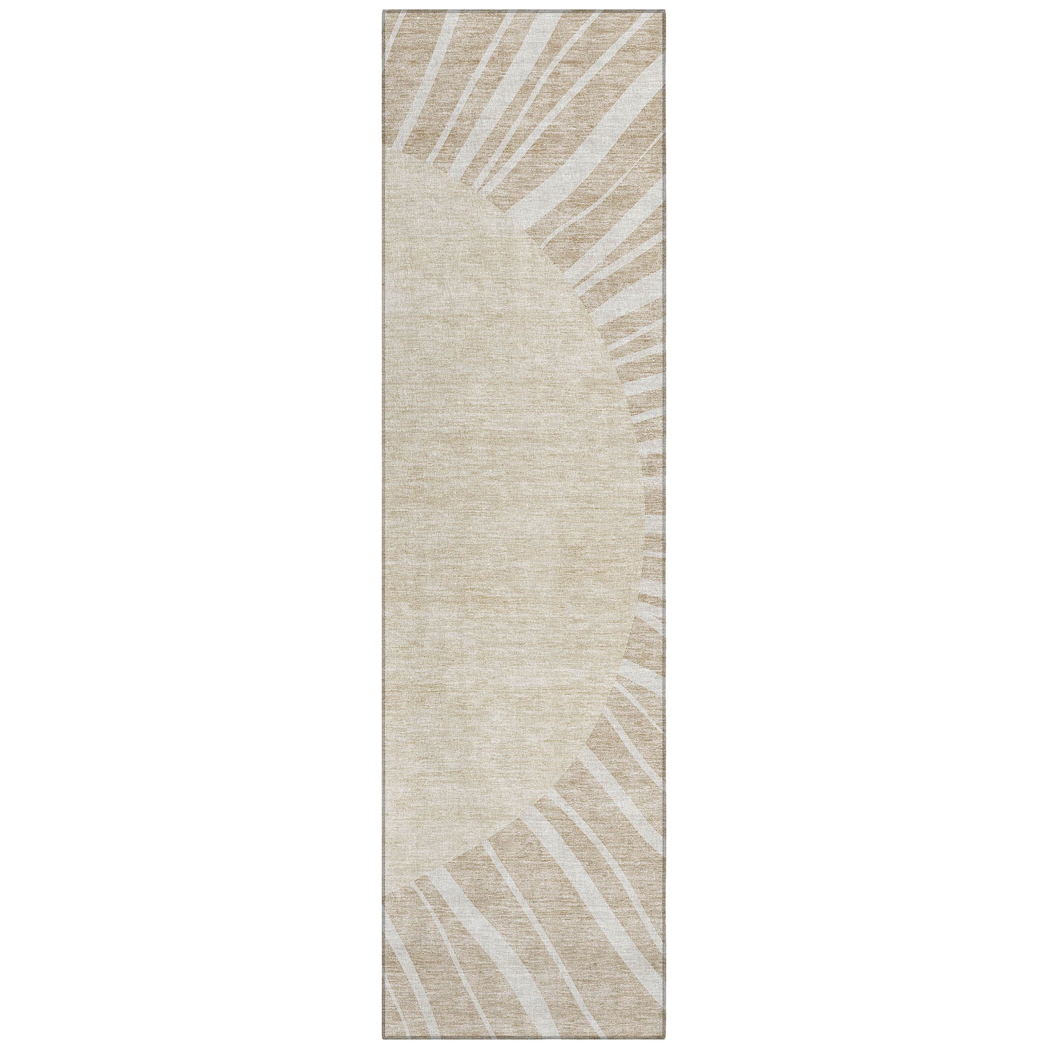 Addison Rugs ACN668BG2X8 Chantille ACN668BG 2 x 7 (ft) Polyester Beige Rectangular Indoor/Outdoor Geometric Machine washable Area rug